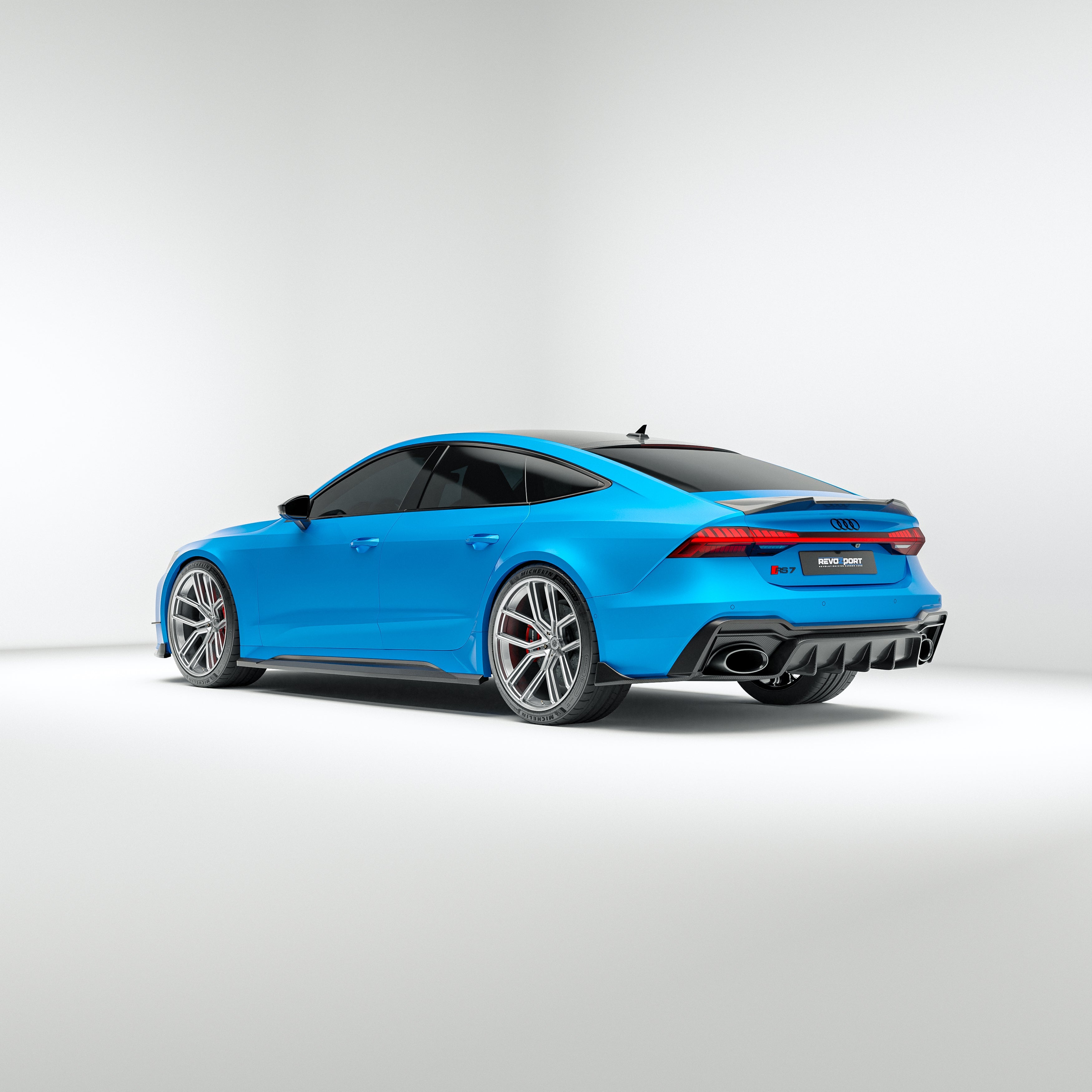 Carbon Fiber Side Skirts for Audi RS6 C8