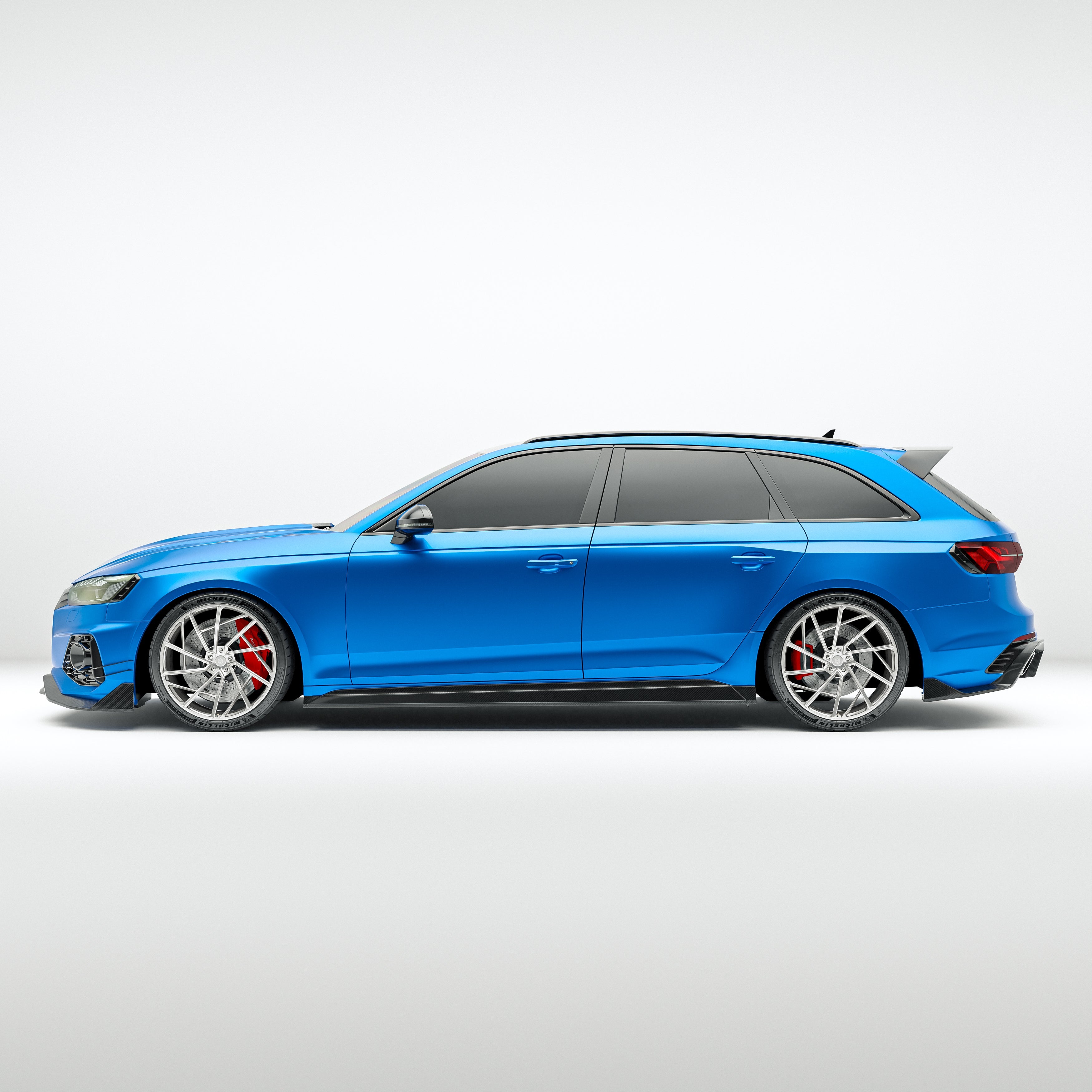 Carbon Fiber Side Skirts for Audi RS4 B9.5 Avant