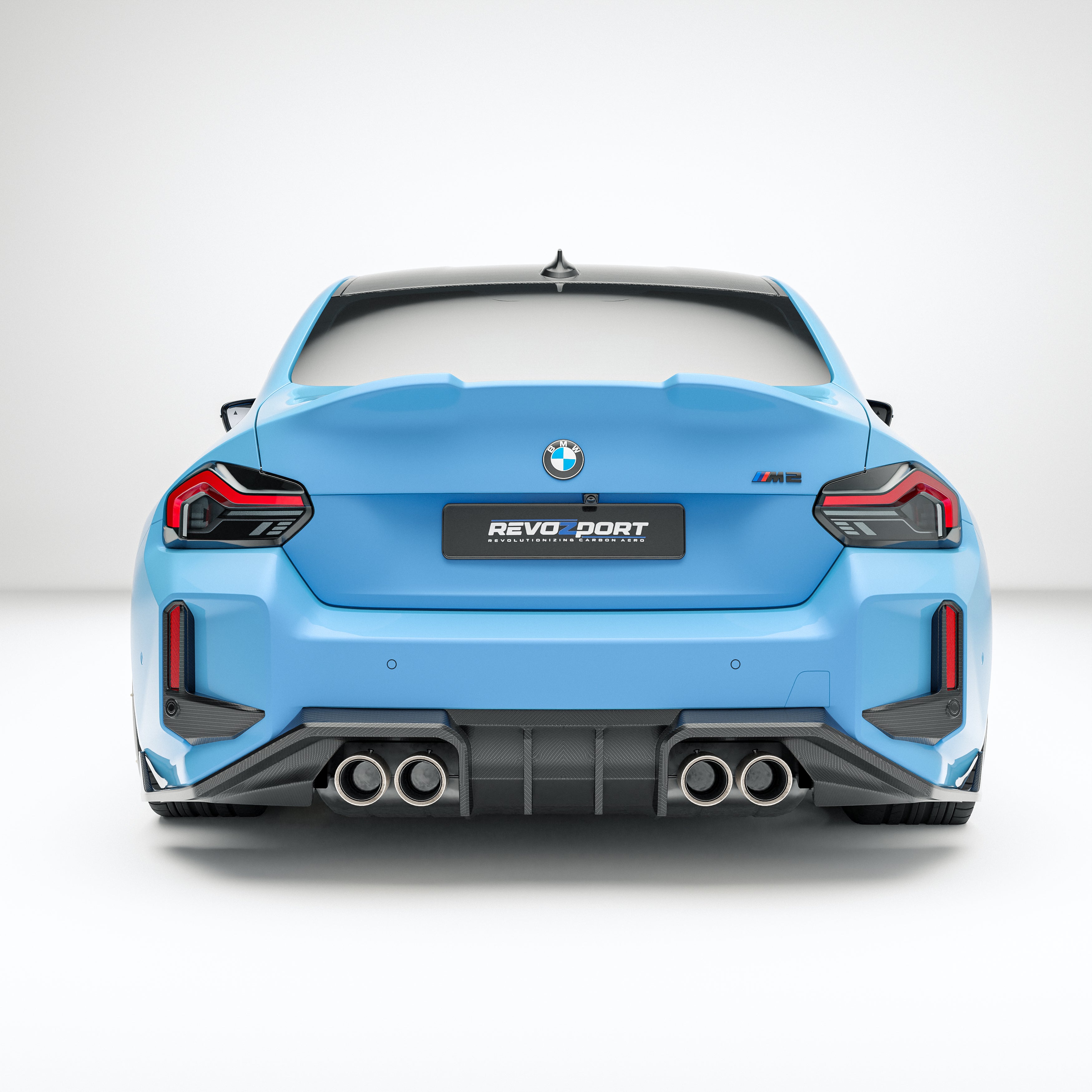 Carbon Fiber Rear Diffuser for BMW G87 M2