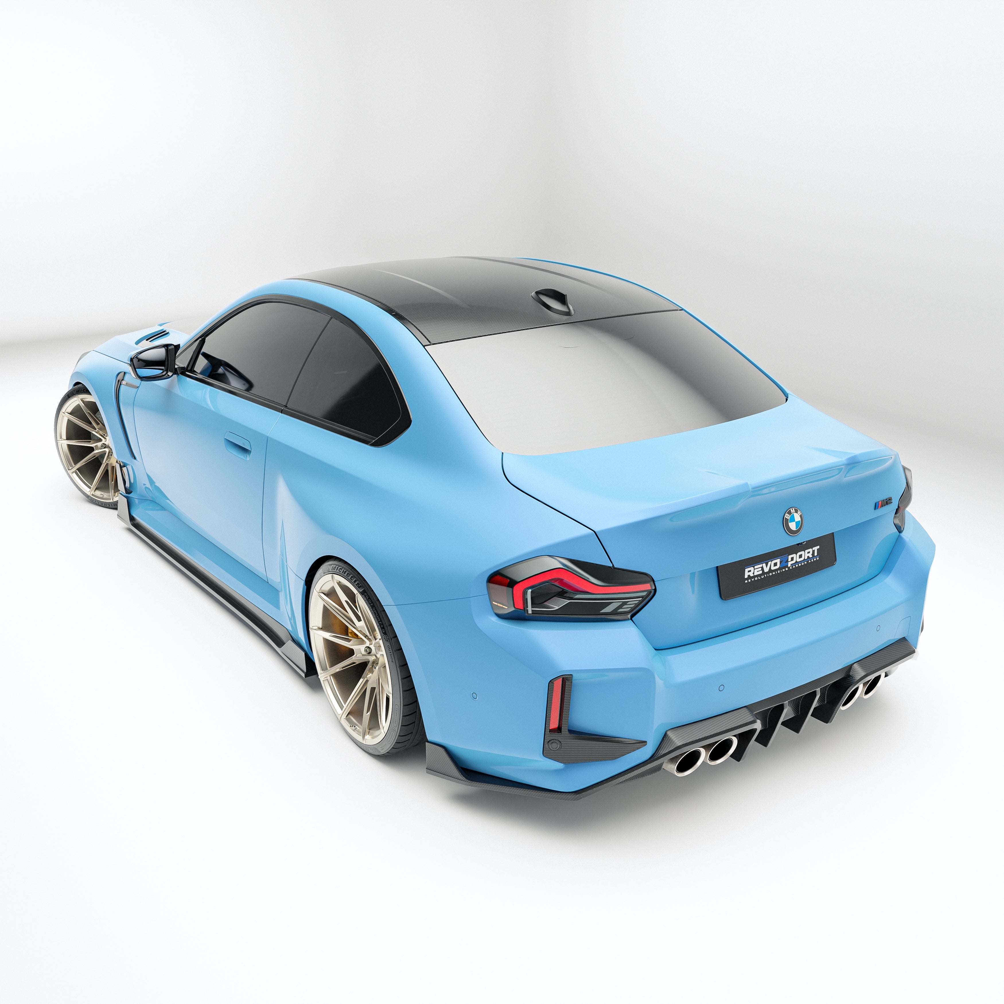 Carbon Fiber Rear Bumper Vents or BMW G87 M2