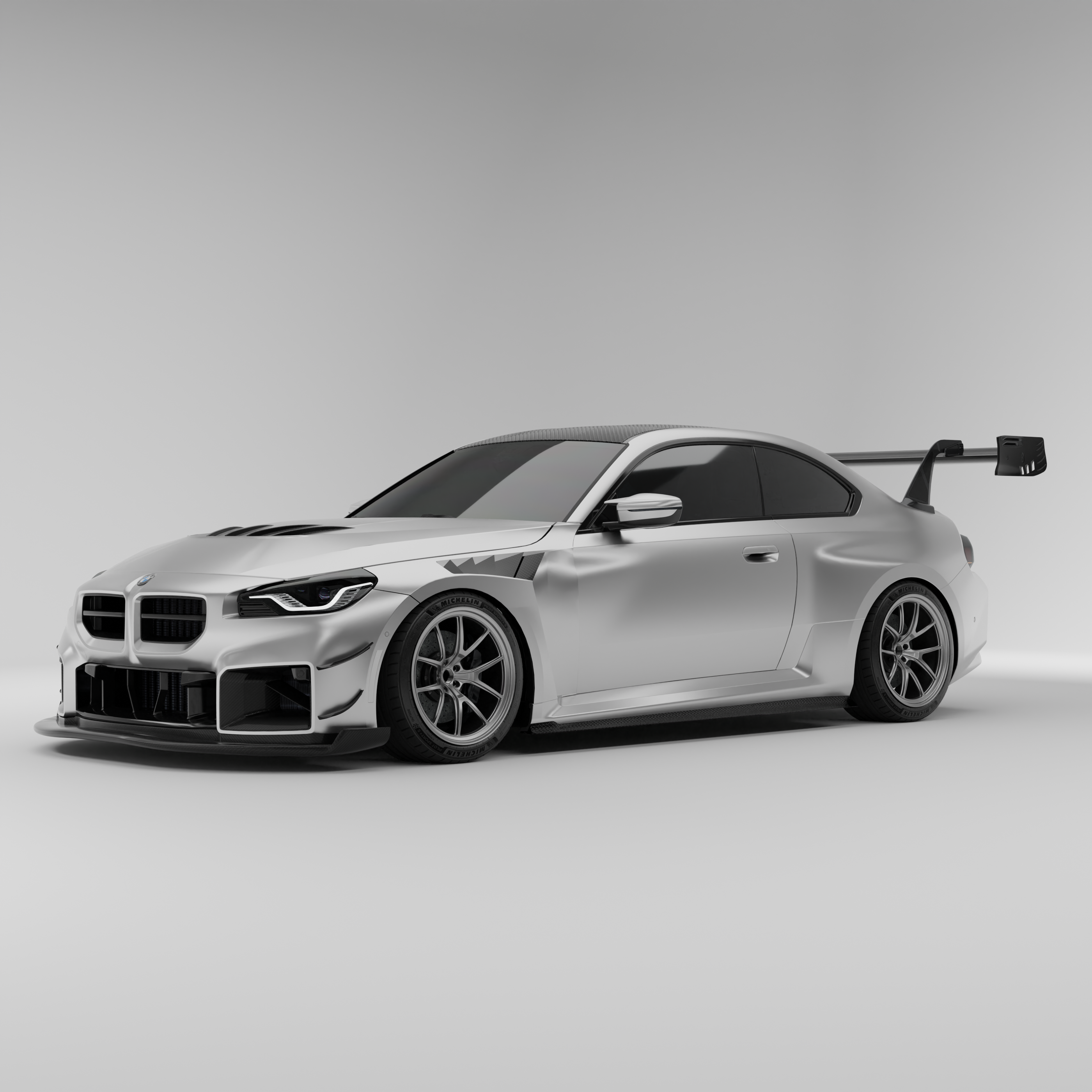 Carbon Fiber Front Lip Diffuser for BMW G87 M2
