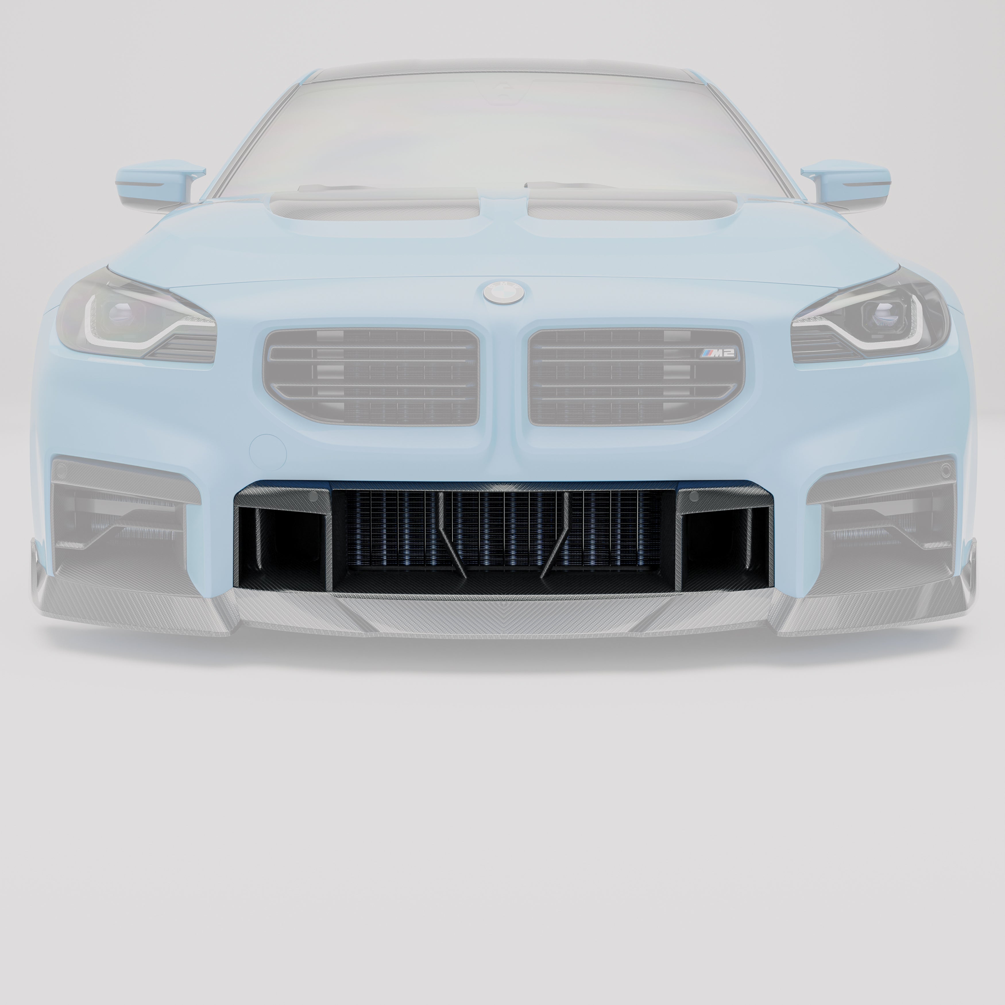 Carbon Fiber Front Bumper Air Intake for BMW G87 M2