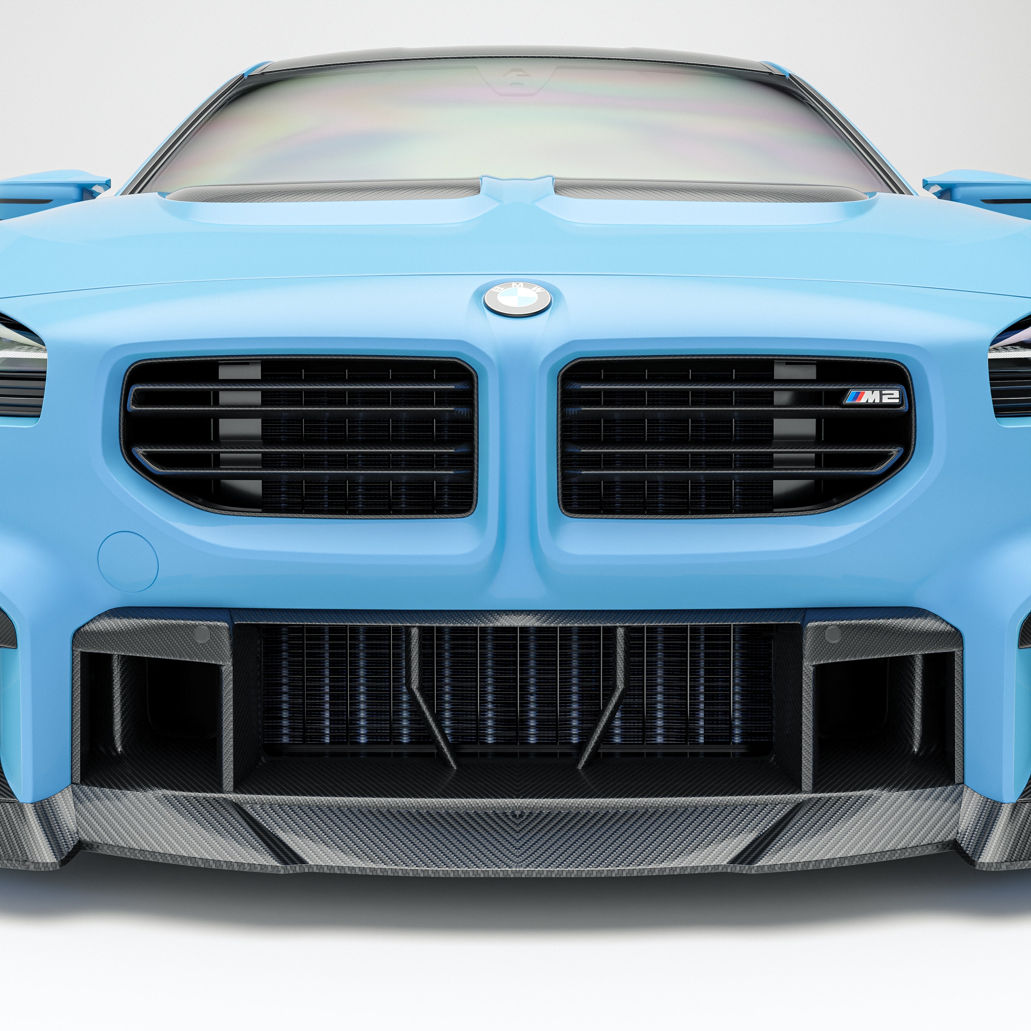 Carbon Fiber Front Bumper Air Intake for BMW G87 M2