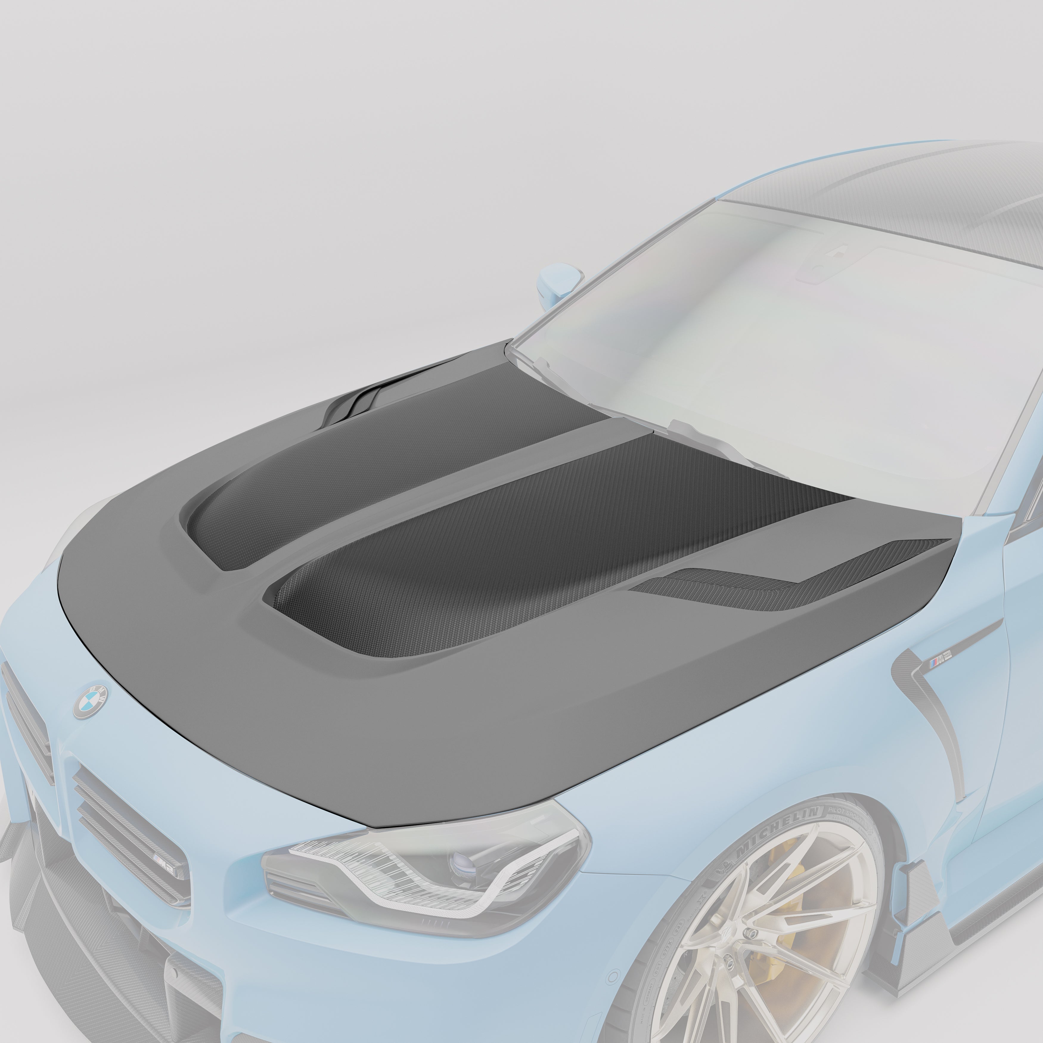 Carbon Fiber Hood for BMW G87 M2