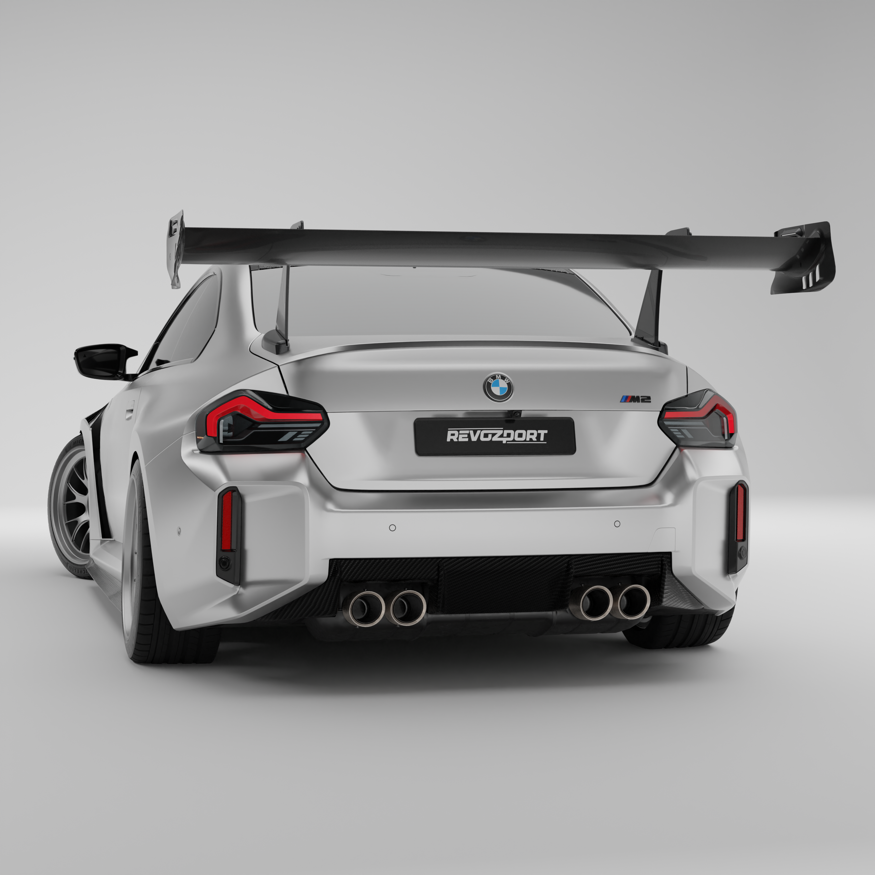 Carbon Fiber Rear Wing Spoiler for BMW G87 M2