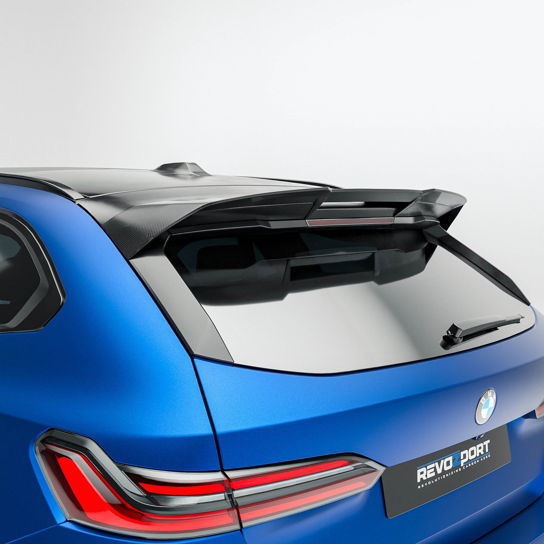 2025 BMW G99 M5 wagon revozport dry carbon spoiler