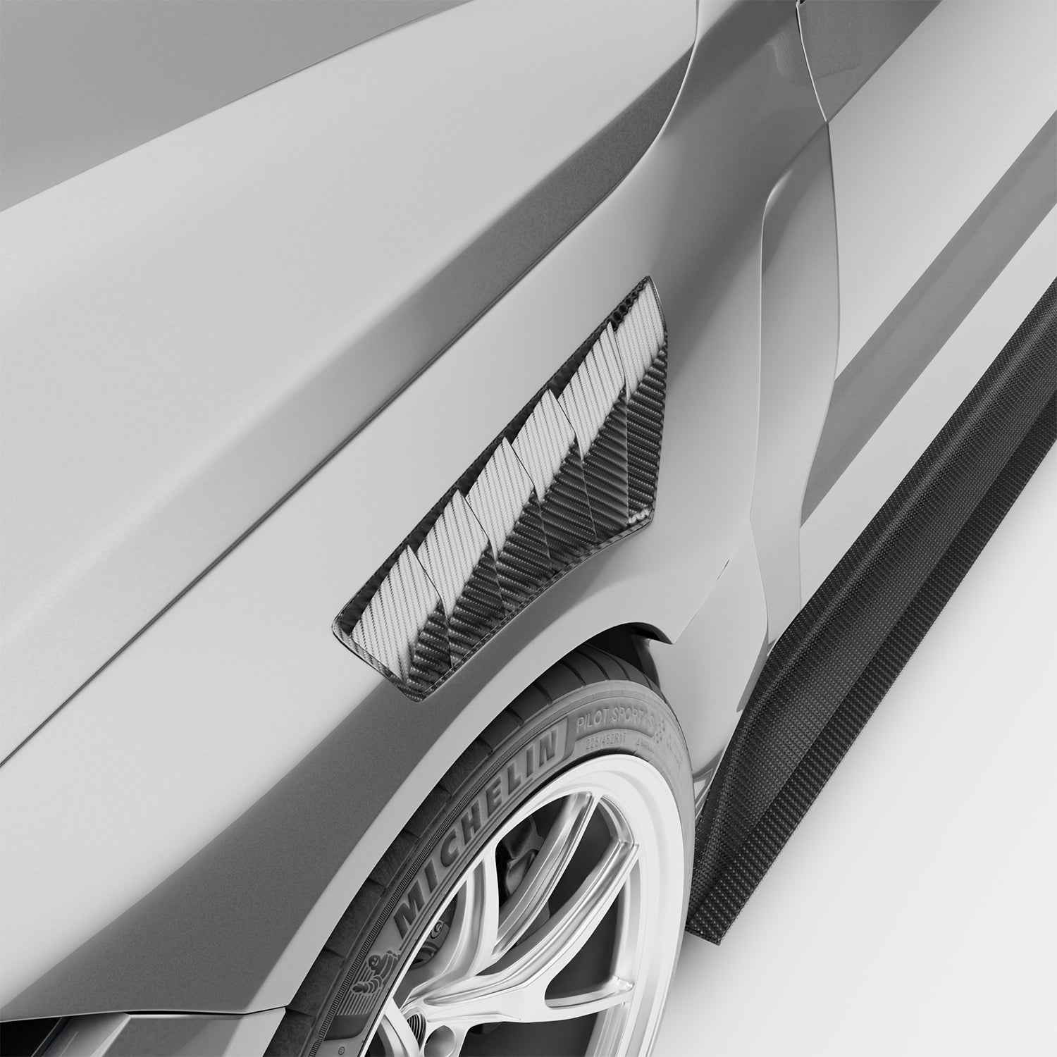 Carbon Fiber Side Fenders for BMW G80 G81 M3
