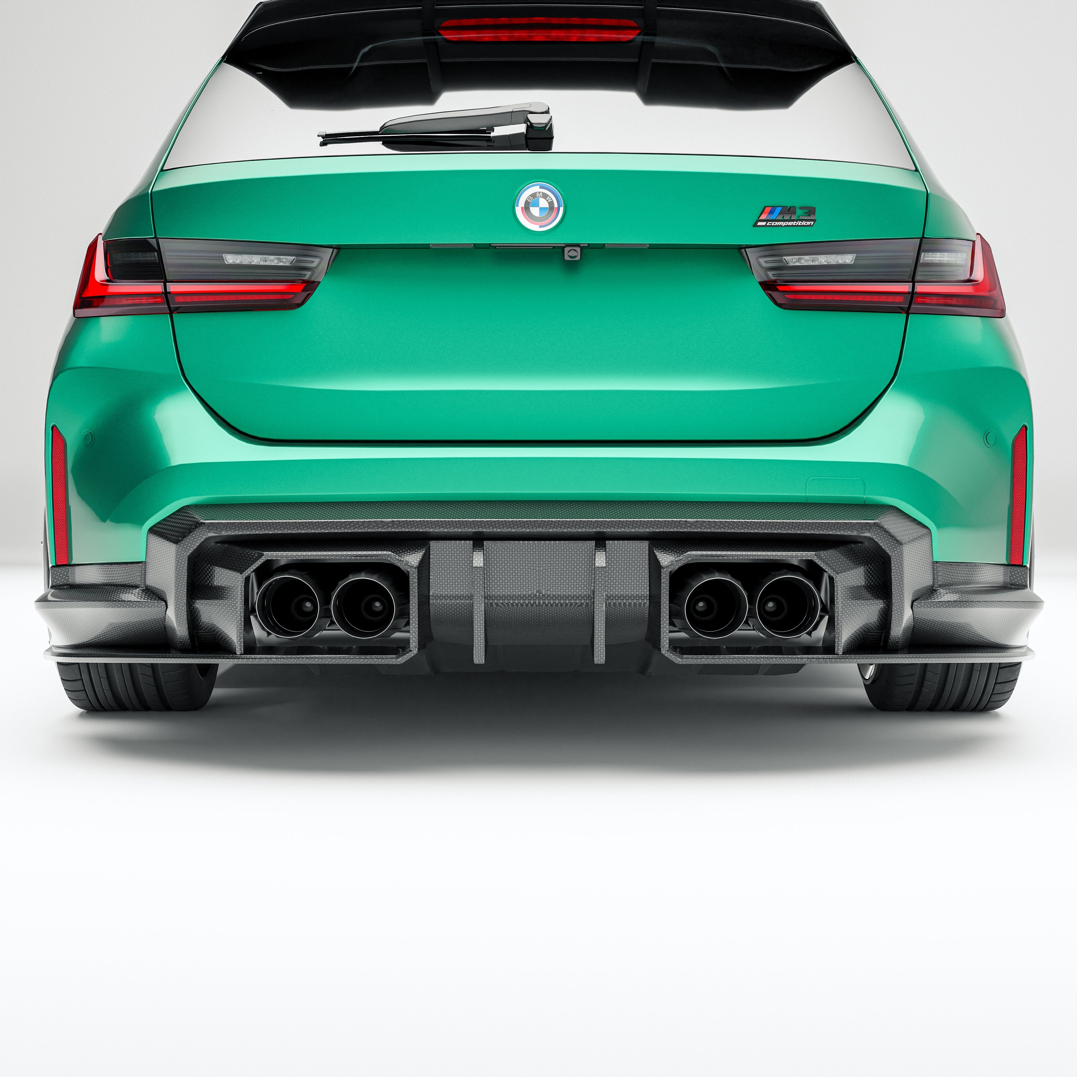 6 Pieces Carbon Fiber Rear Diffuser for BMW G80 G81 M3