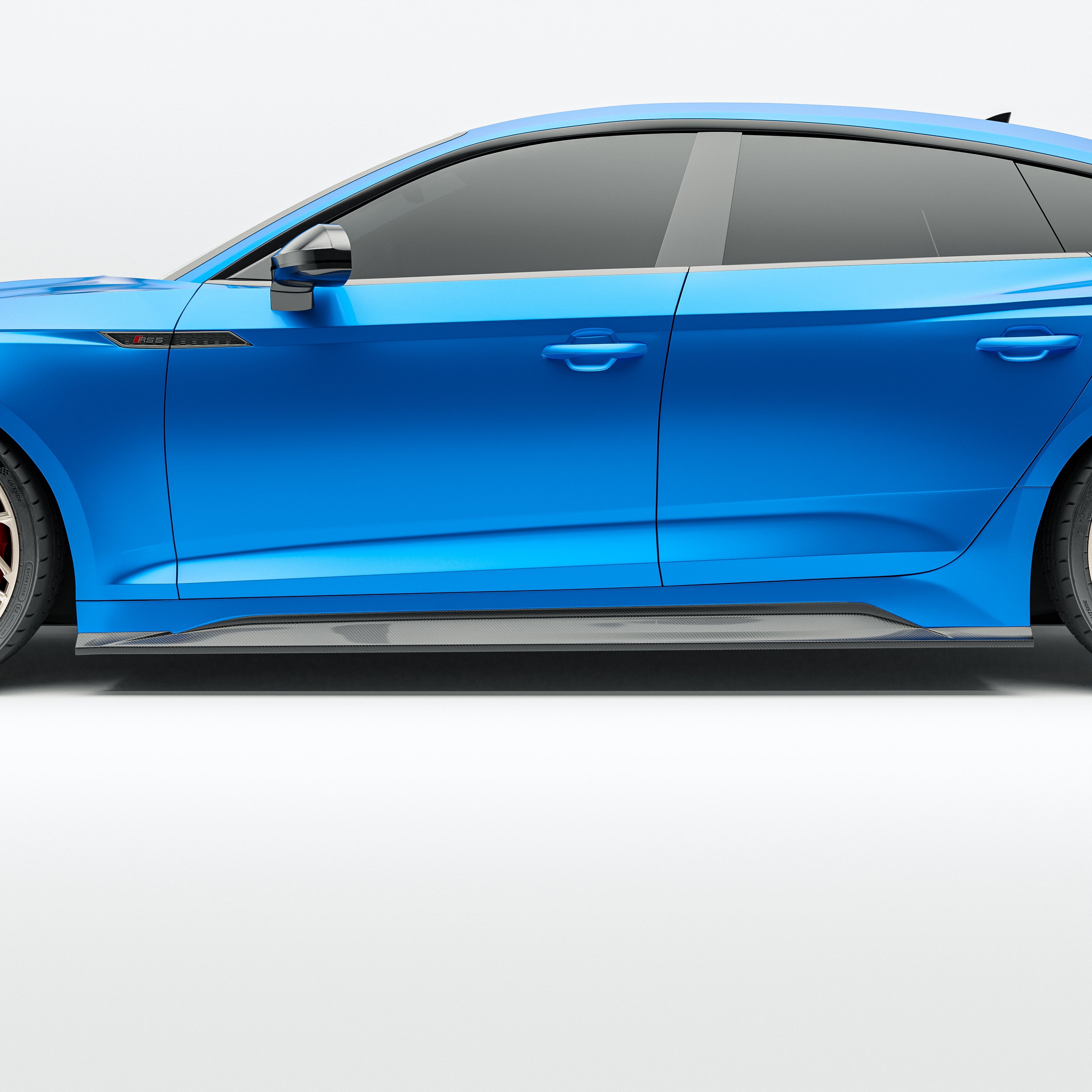 Carbon Fiber Side Skirts for Audi RS5 B9.5 Sportback
