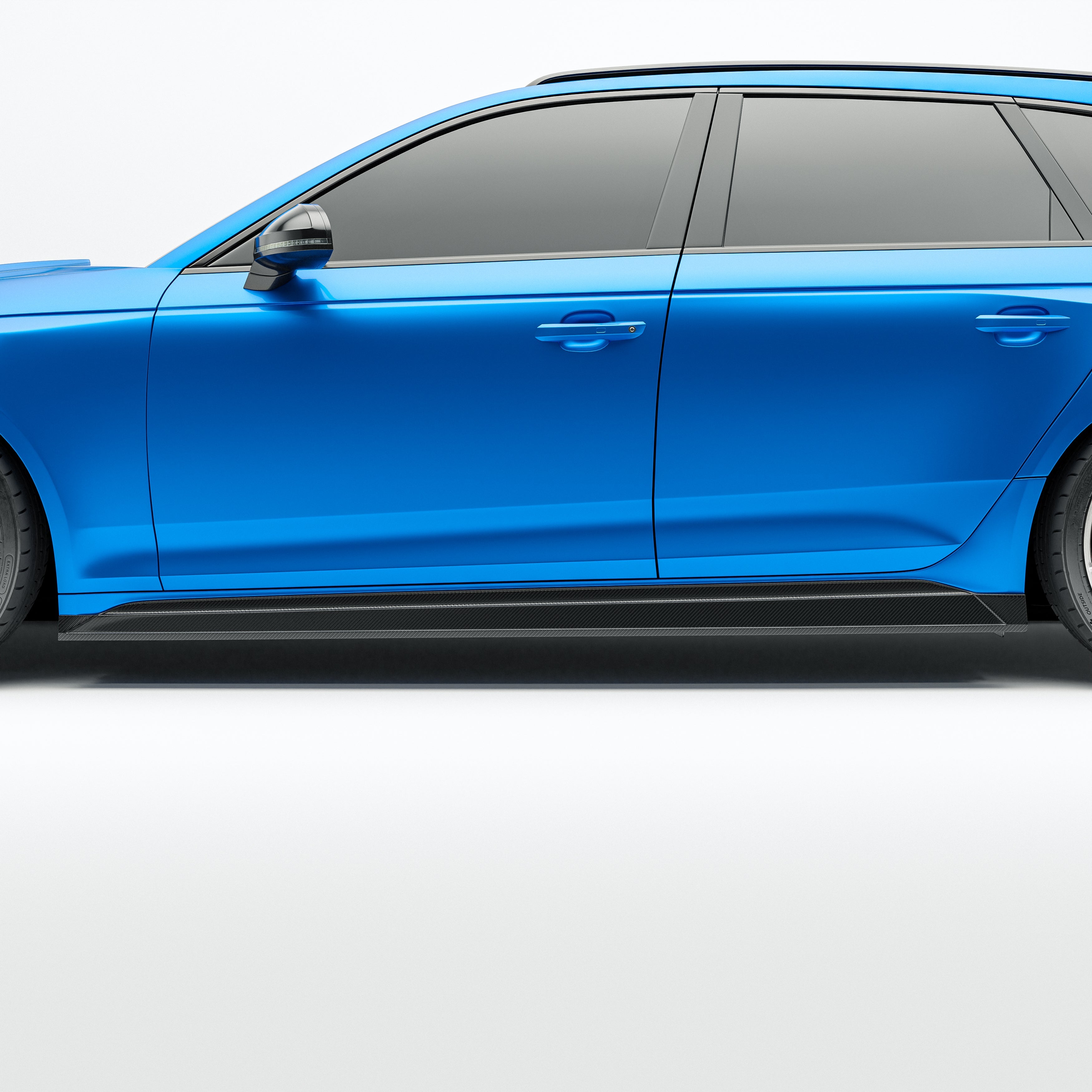 Carbon Fiber Side Skirts for Audi RS4 B9.5 Avant