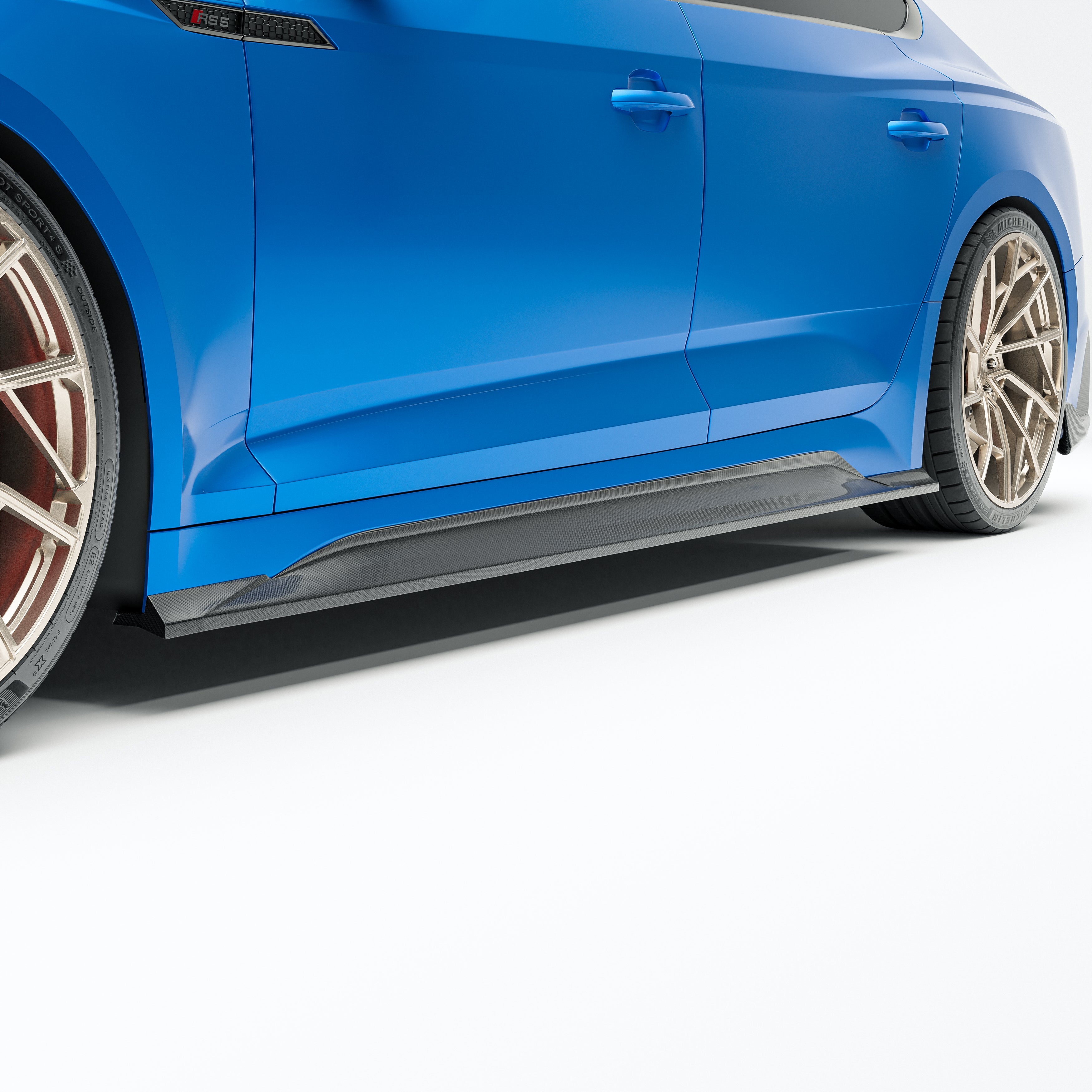 Carbon Fiber Side Skirts for Audi RS5 B9.5 Sportback