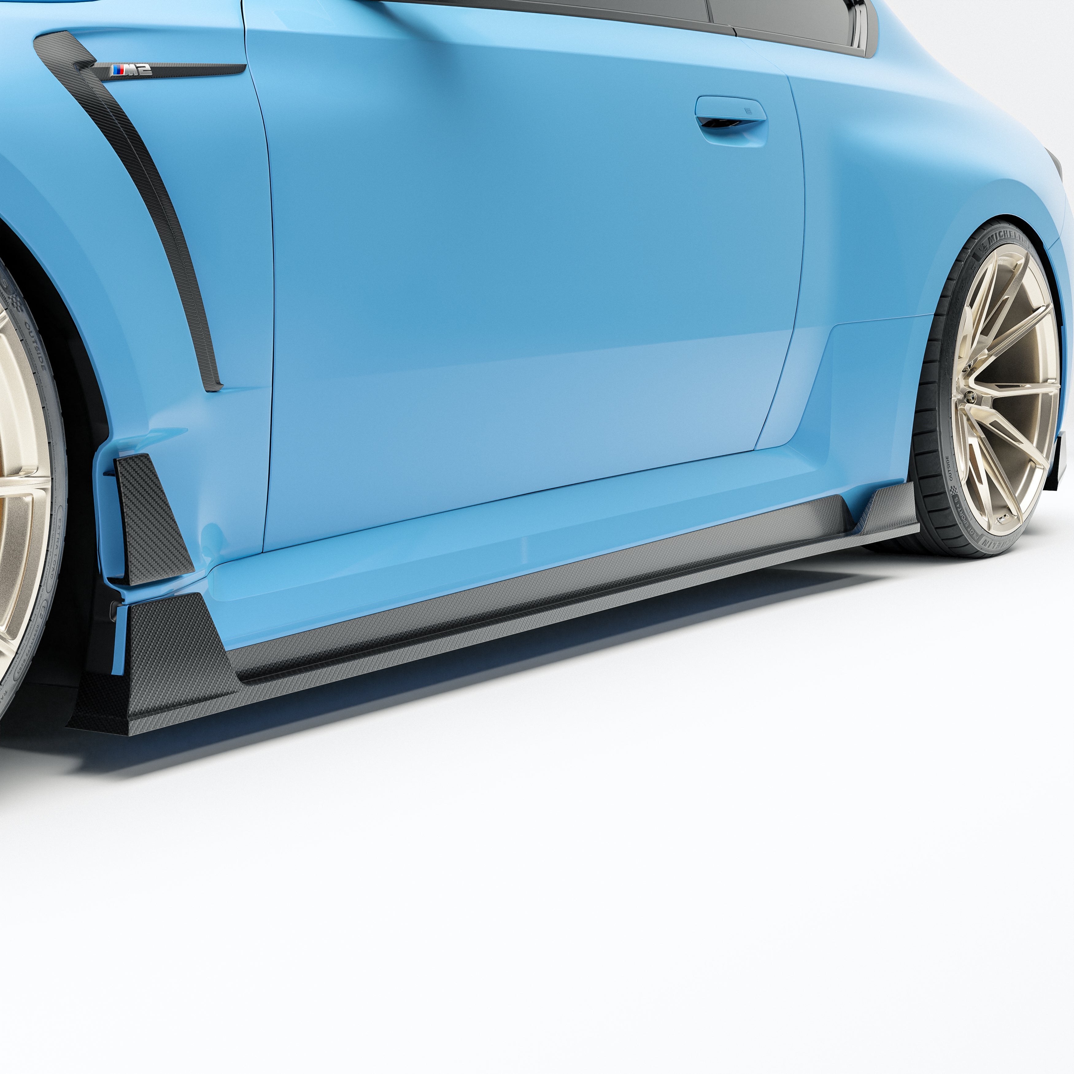 Carbon Fiber side skirts for BMW G87 M2