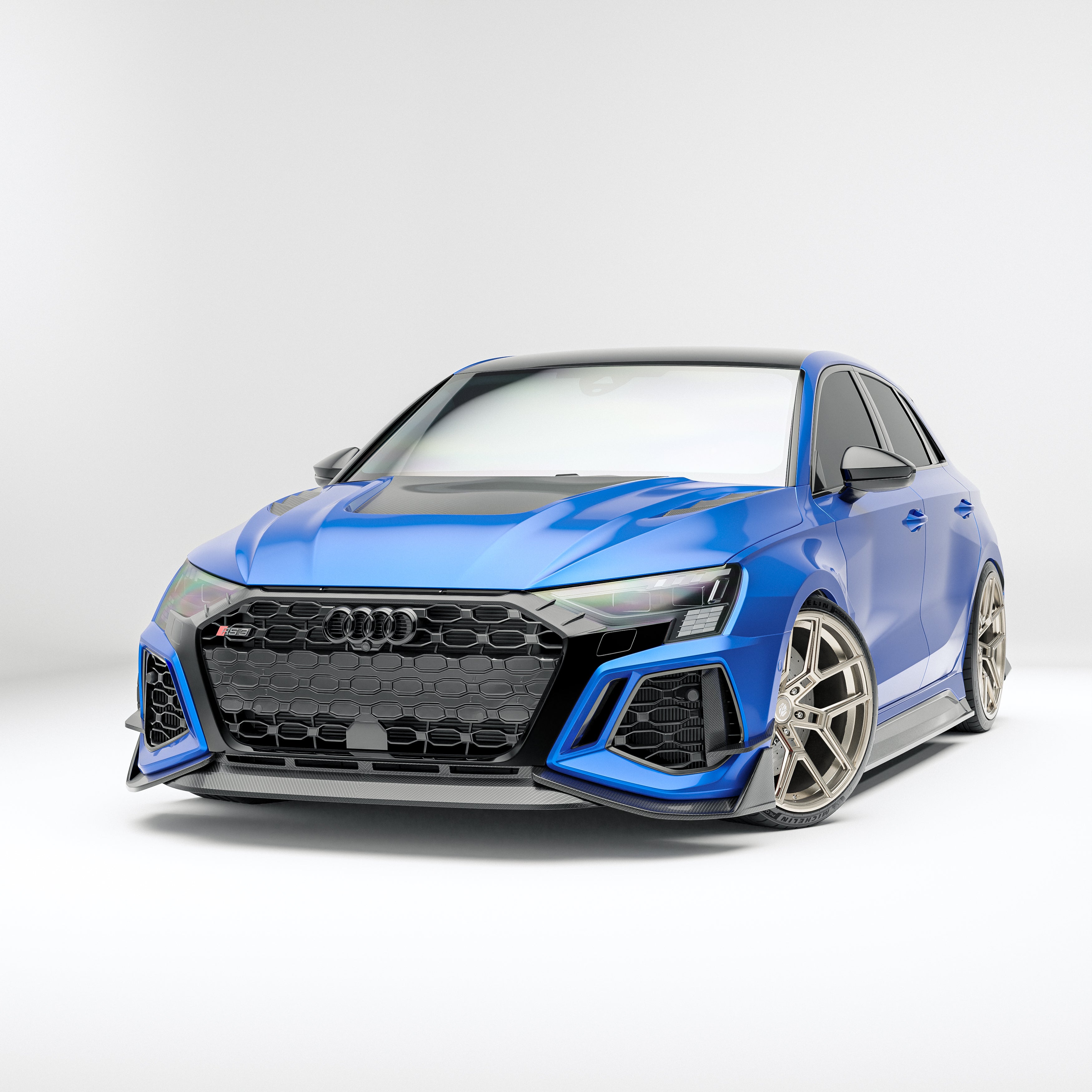 Carbon Fiber Front Lip for Audi RS3 8Y Sportback 2021-2023