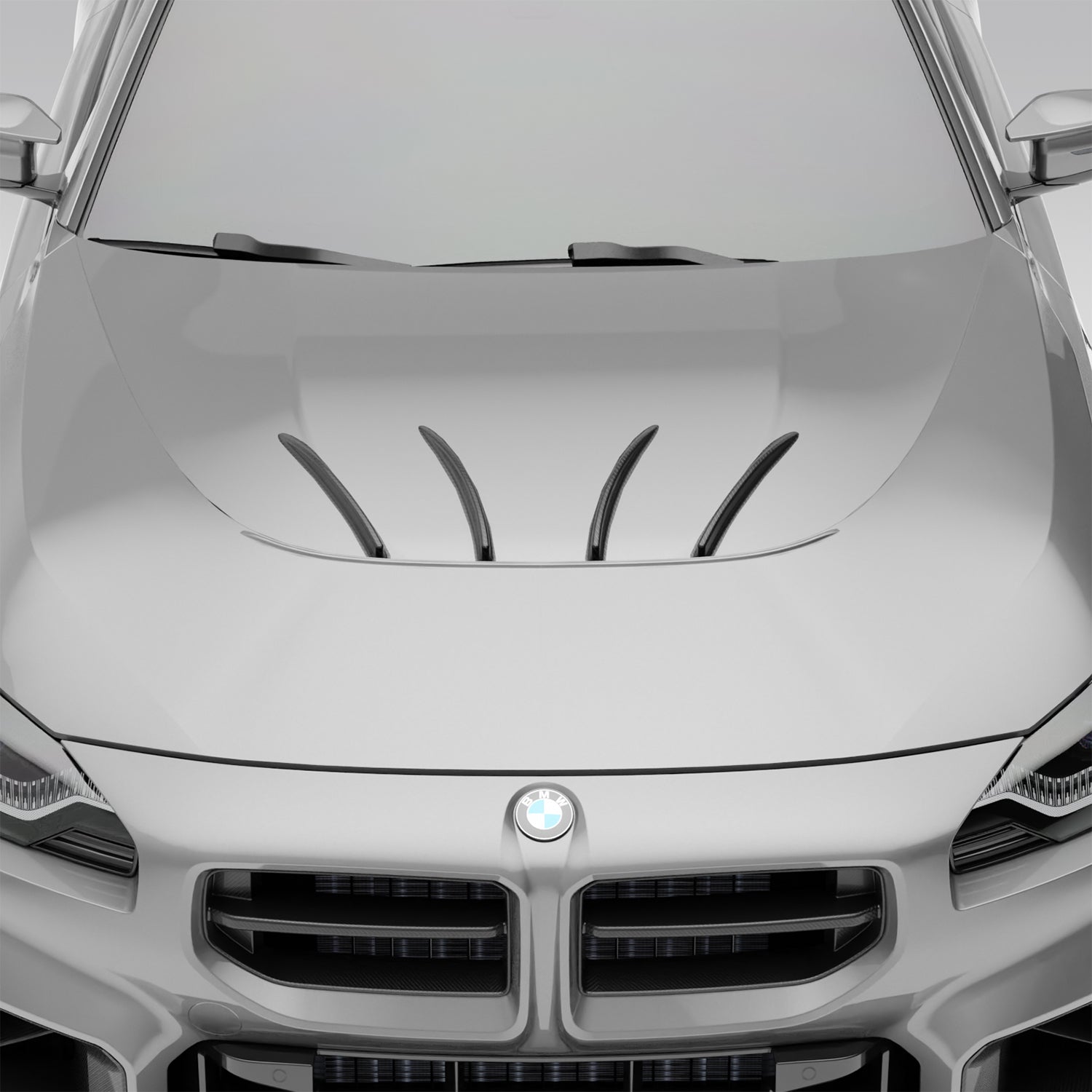 Carbon Fiber Hood Fins for BMW G87 M2
