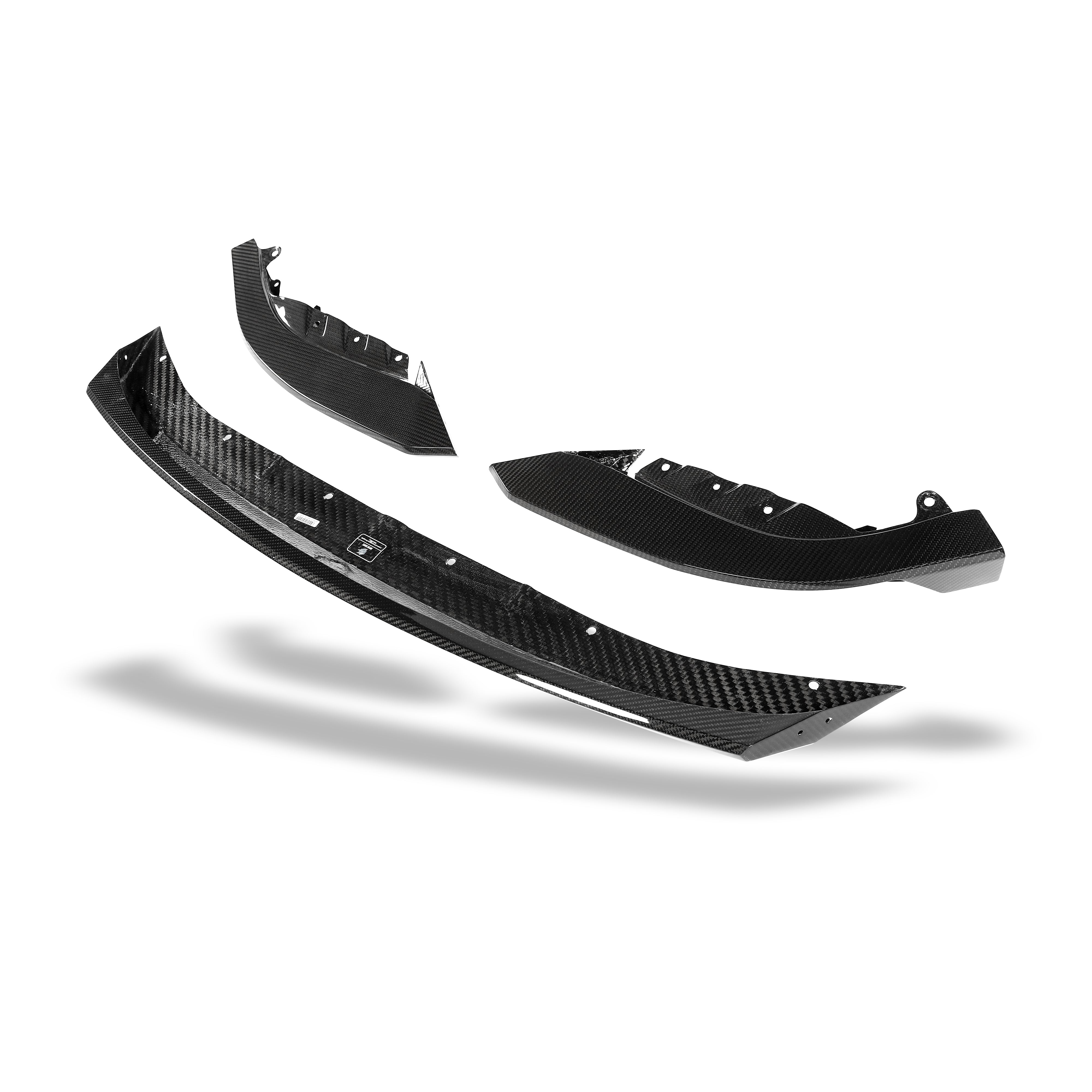 3 Pieces Carbon Fiber Front Lip for BMW G80 G81 M3 G82 G83 M4