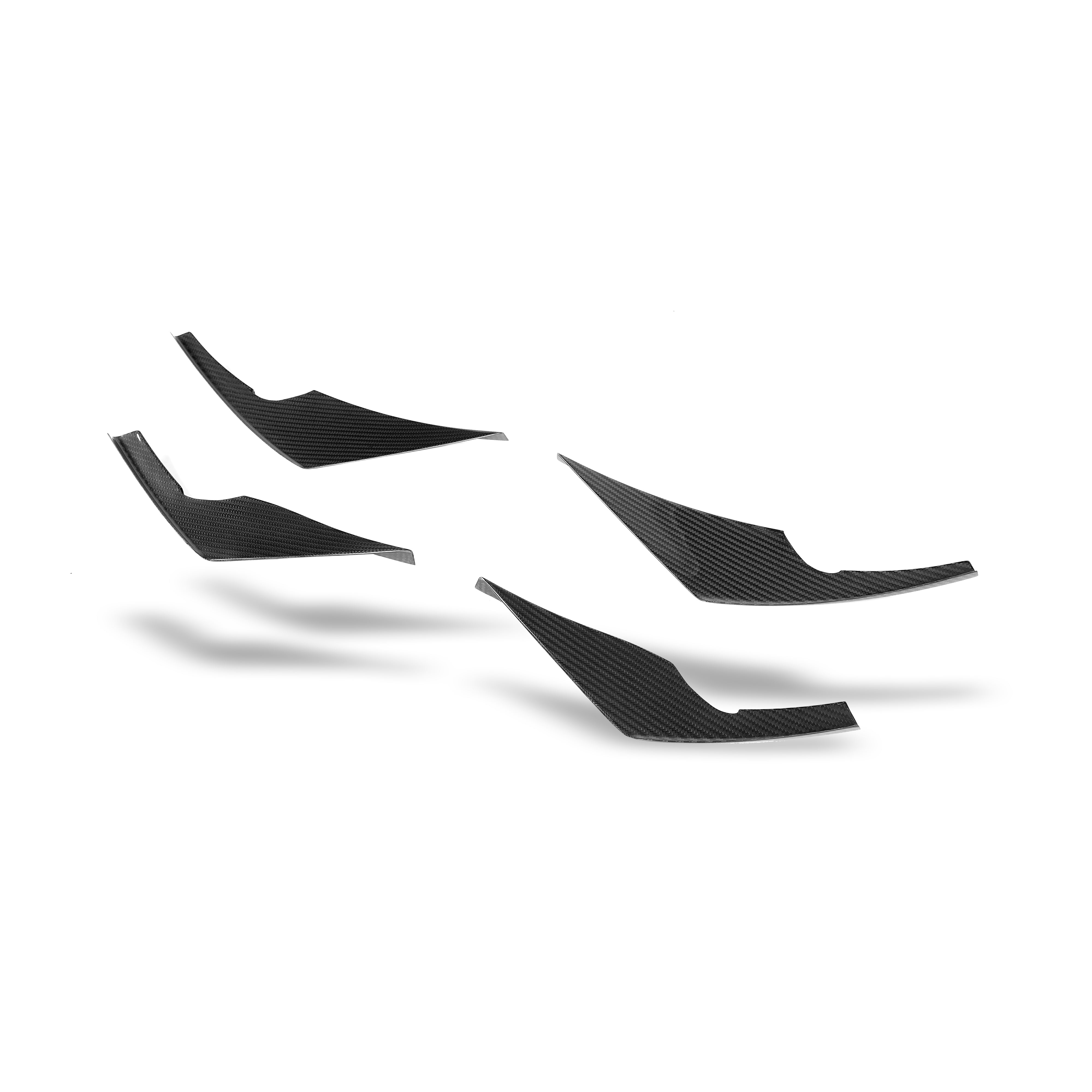 Carbon Fiber Front Bumper Canards for BMW G80 G81 M3 G82 G83 M4