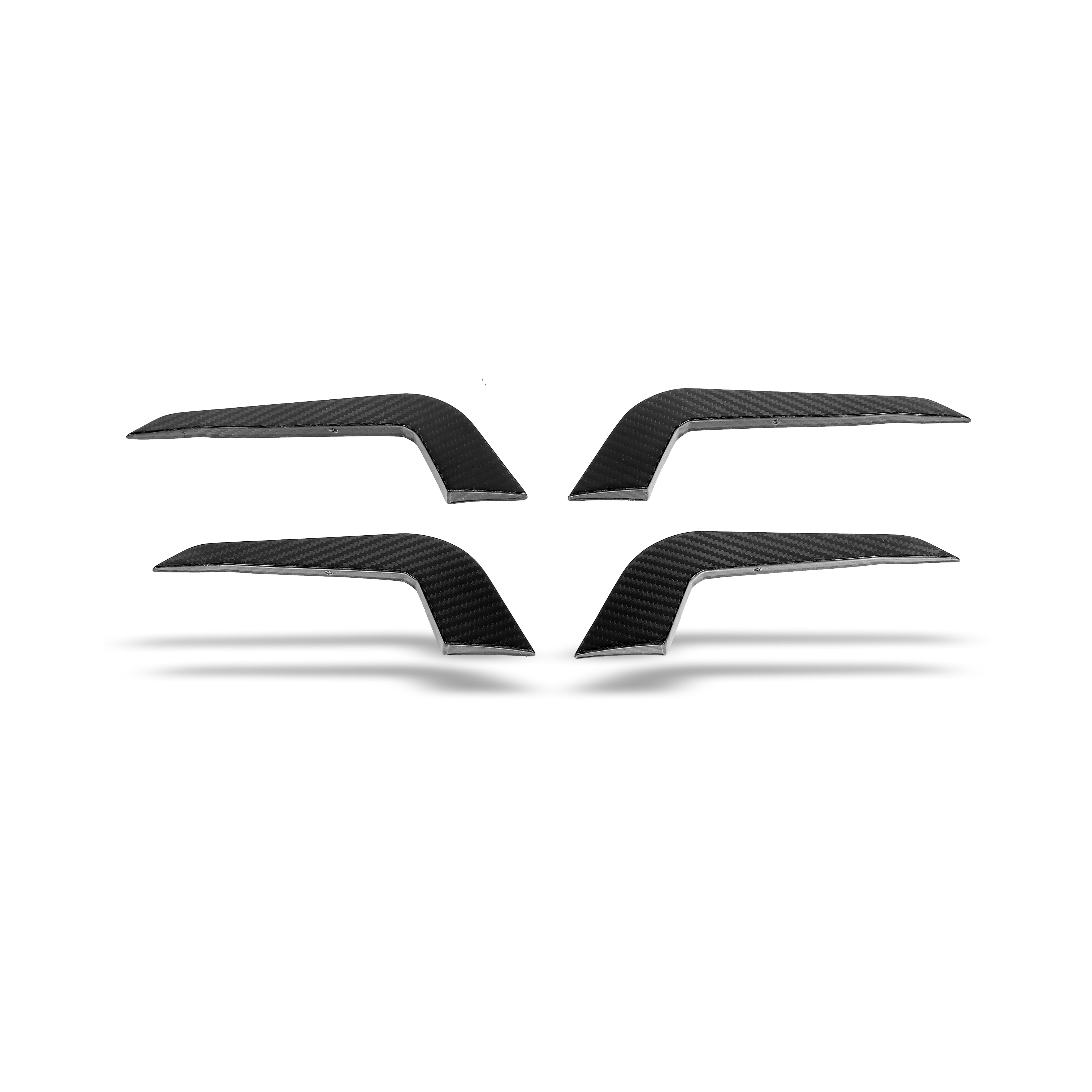 Carbon Fiber Front Bumper Canards for Audi RS5 B9.5 Sportback