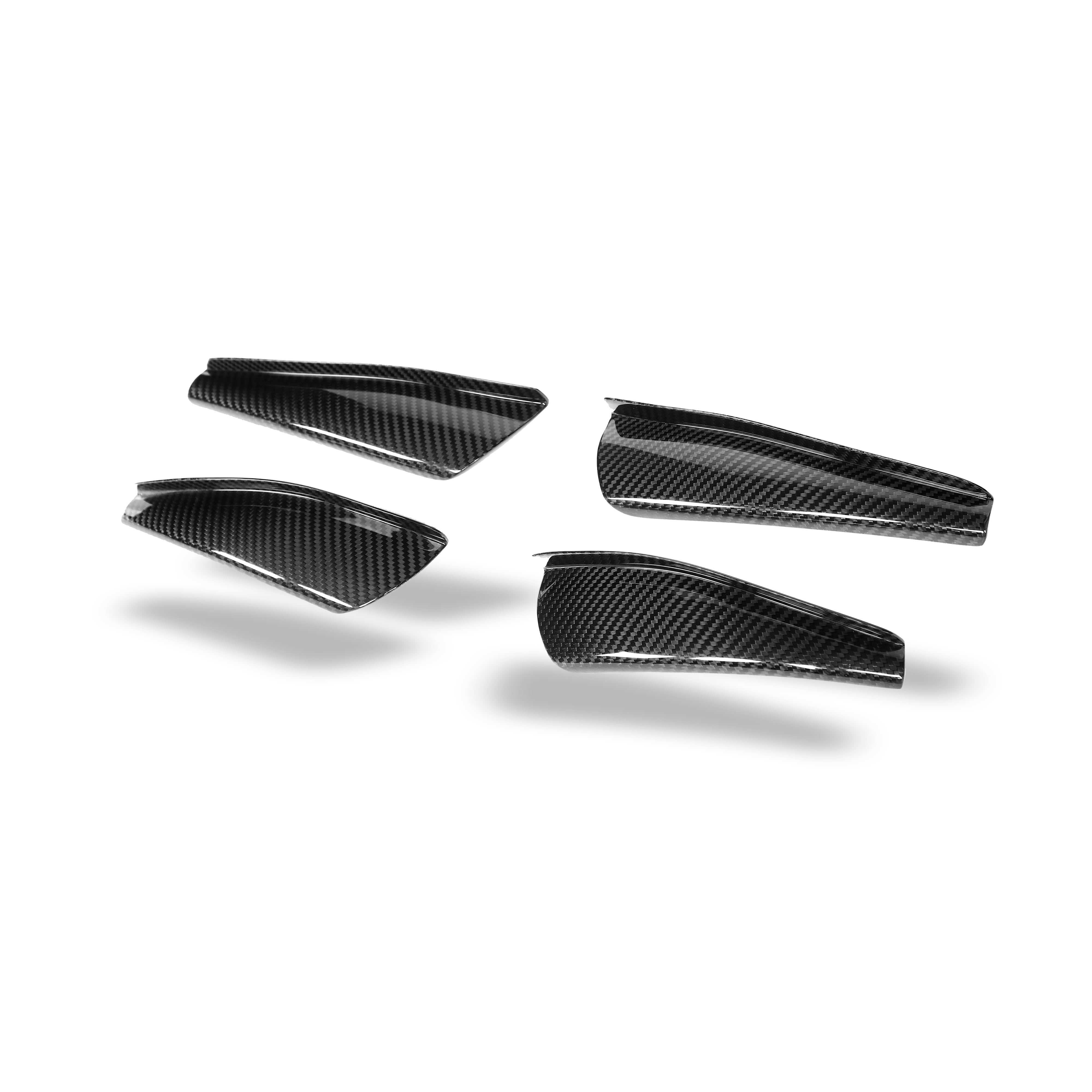 Carbon Fiber Front Bumper Canards for BMW G87 M2