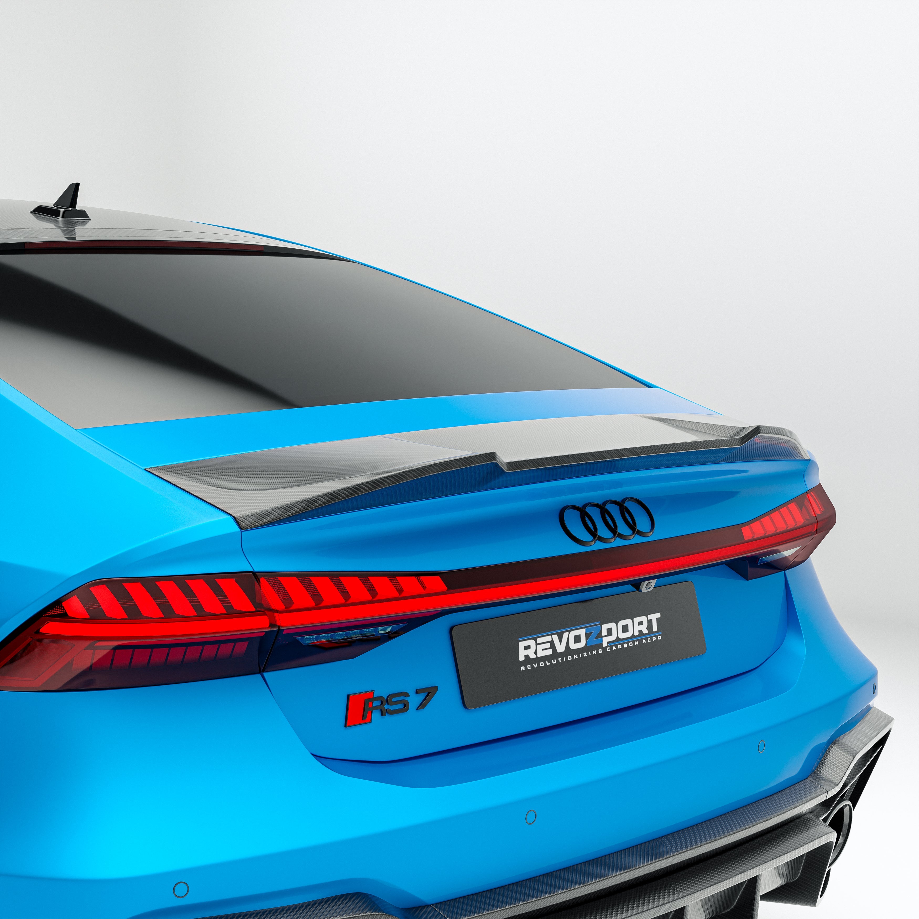Carbon Fiber Rear Spoiler for Audi RS7 C8