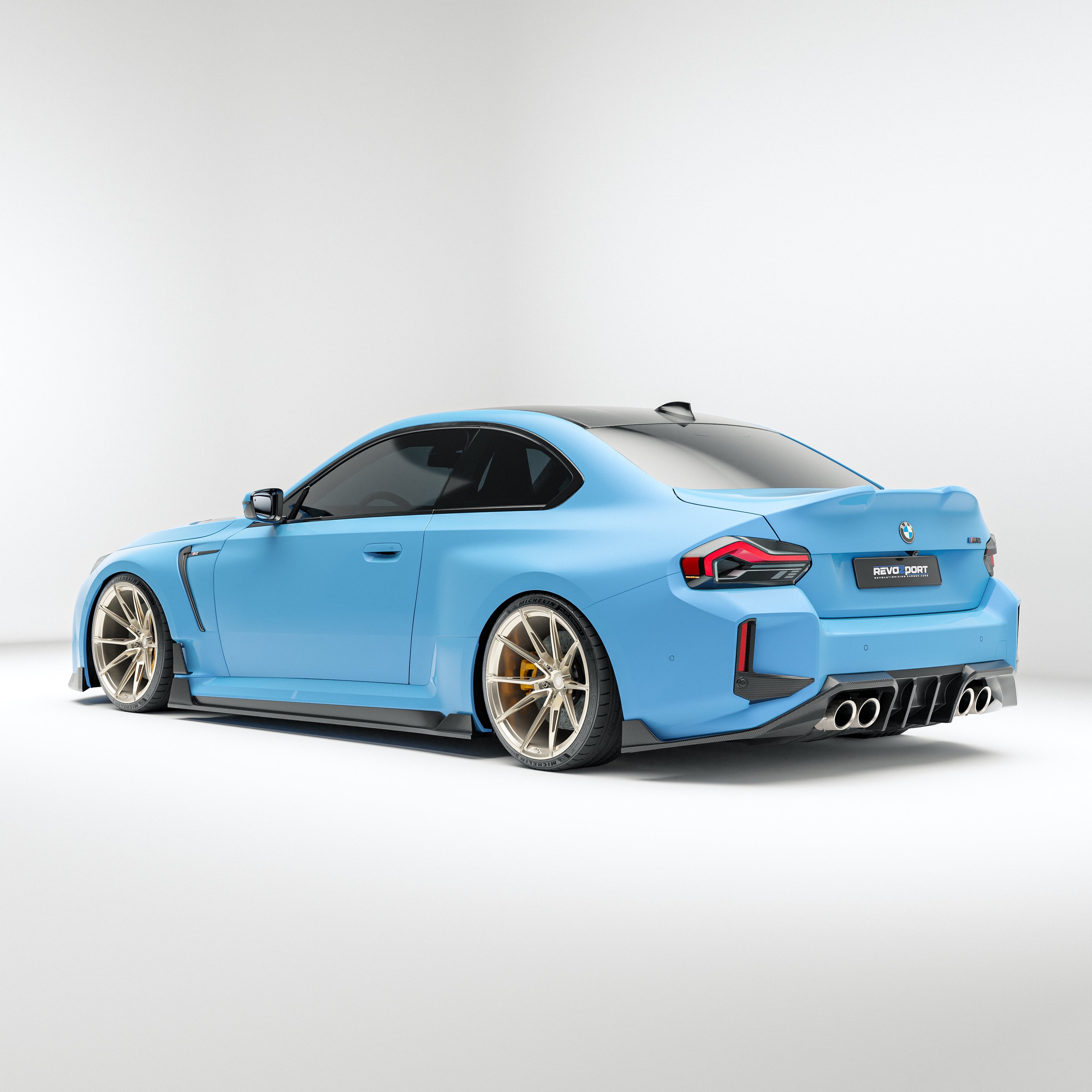 Carbon Fiber Rear Diffuser for BMW G87 M2