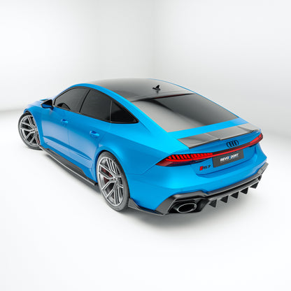 Carbon Fiber Rear Spoiler for Audi RS7 C8