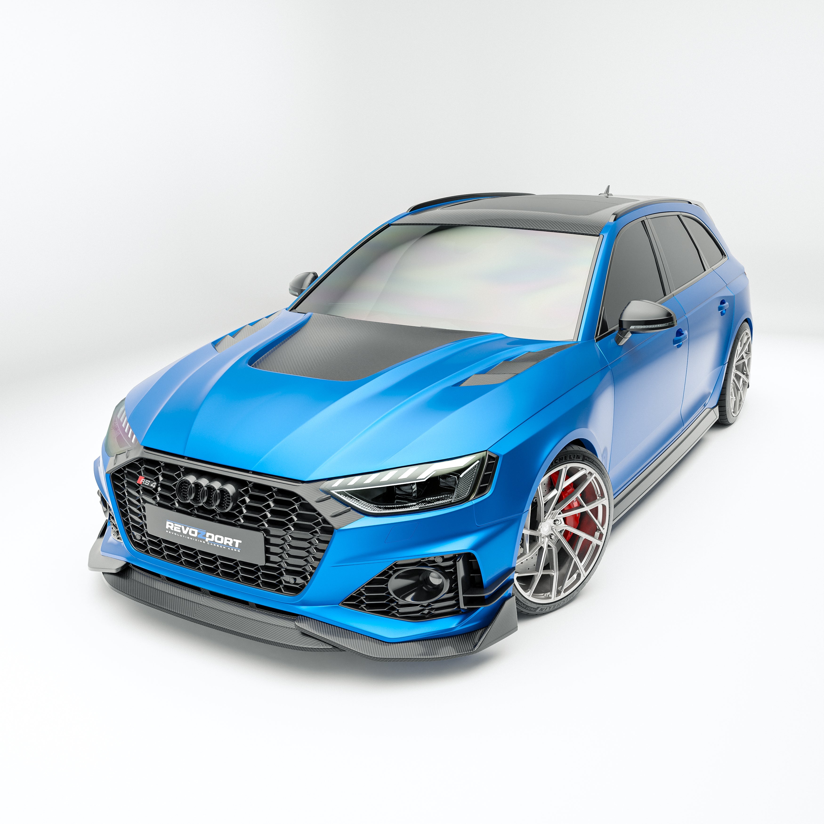 Carbon Fiber Front Hood for Audi RS4 B9.5 Avant