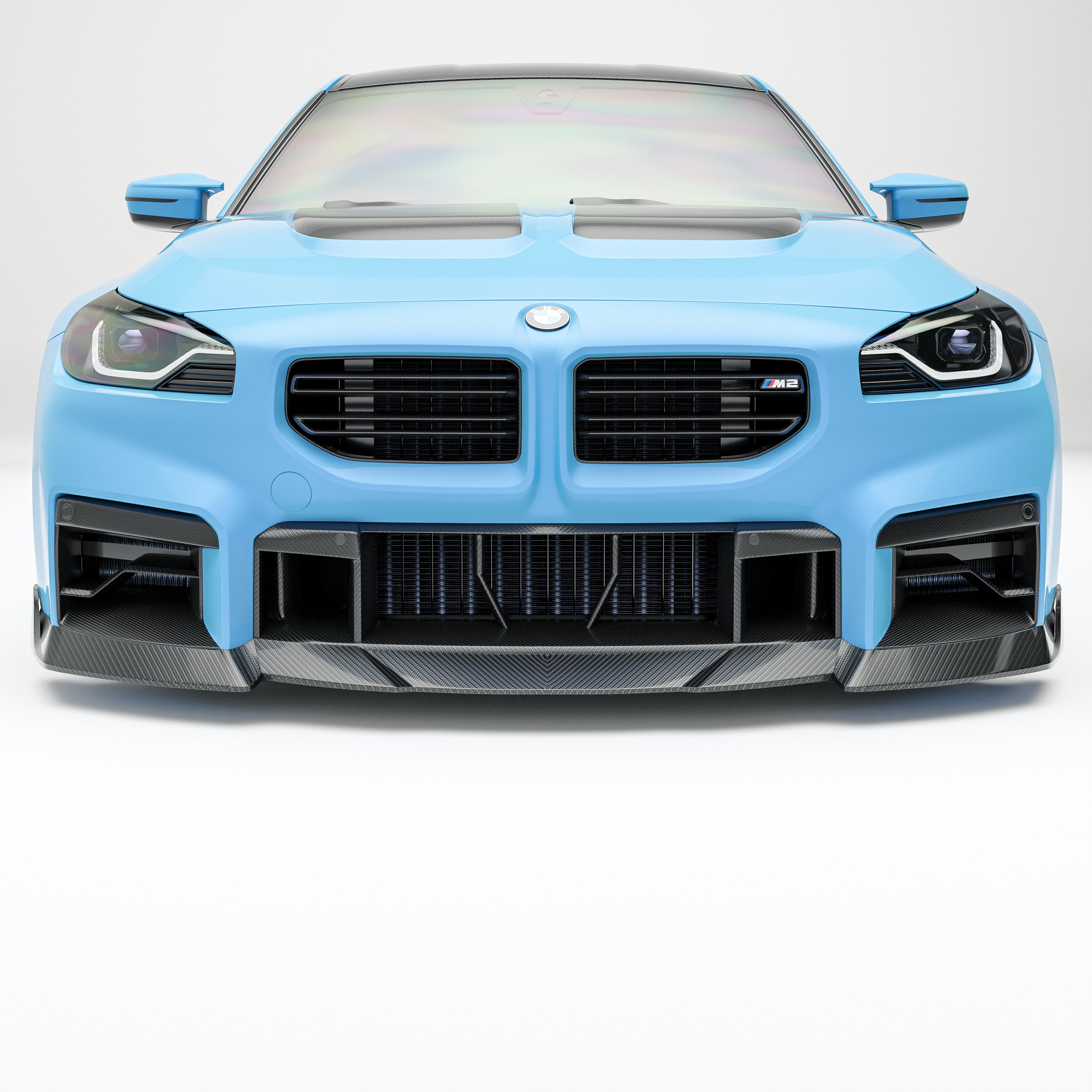 Carbon Fiber Front Bumper Air Intake for BMW G87 M2