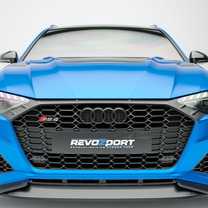 Carbon Fiber Front Grill for Audi RS4 B9.5 Avant