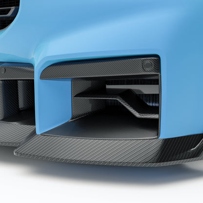 Carbon Fiber Front Bumper Vents for BMW G87 M2