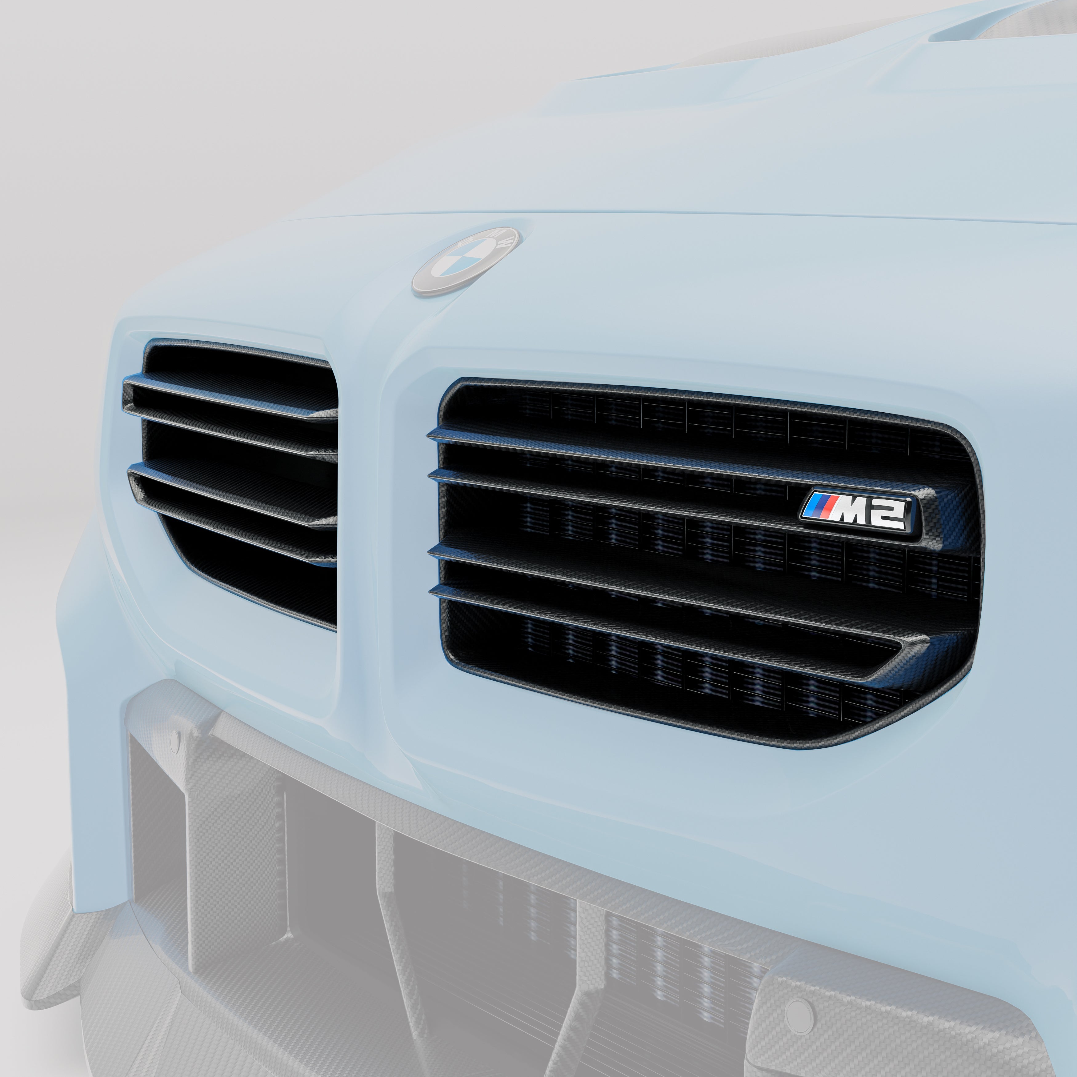 Carbon Fiber Front Grill for BMW G87 M2