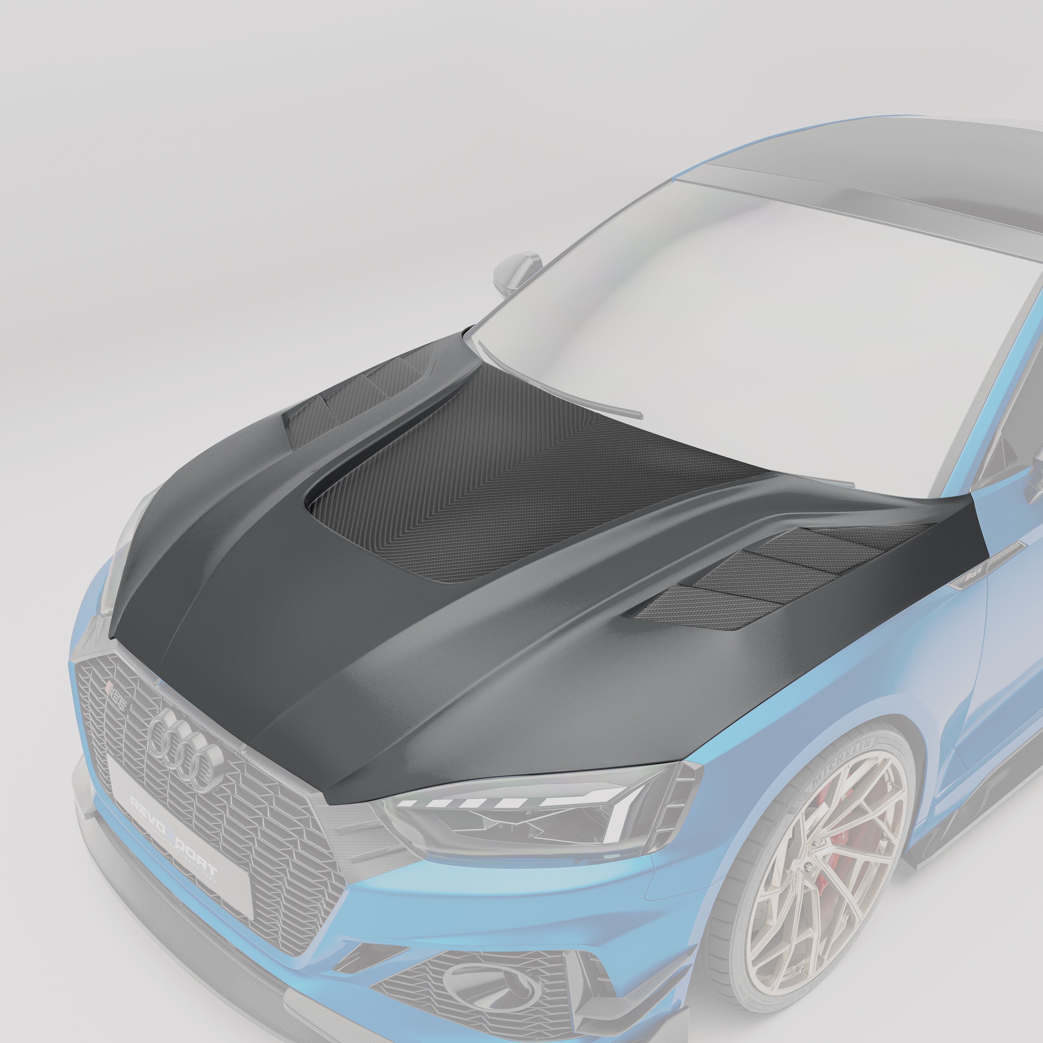 Carbon Fiber Front Hood for Audi RS5 B9.5 Sportback