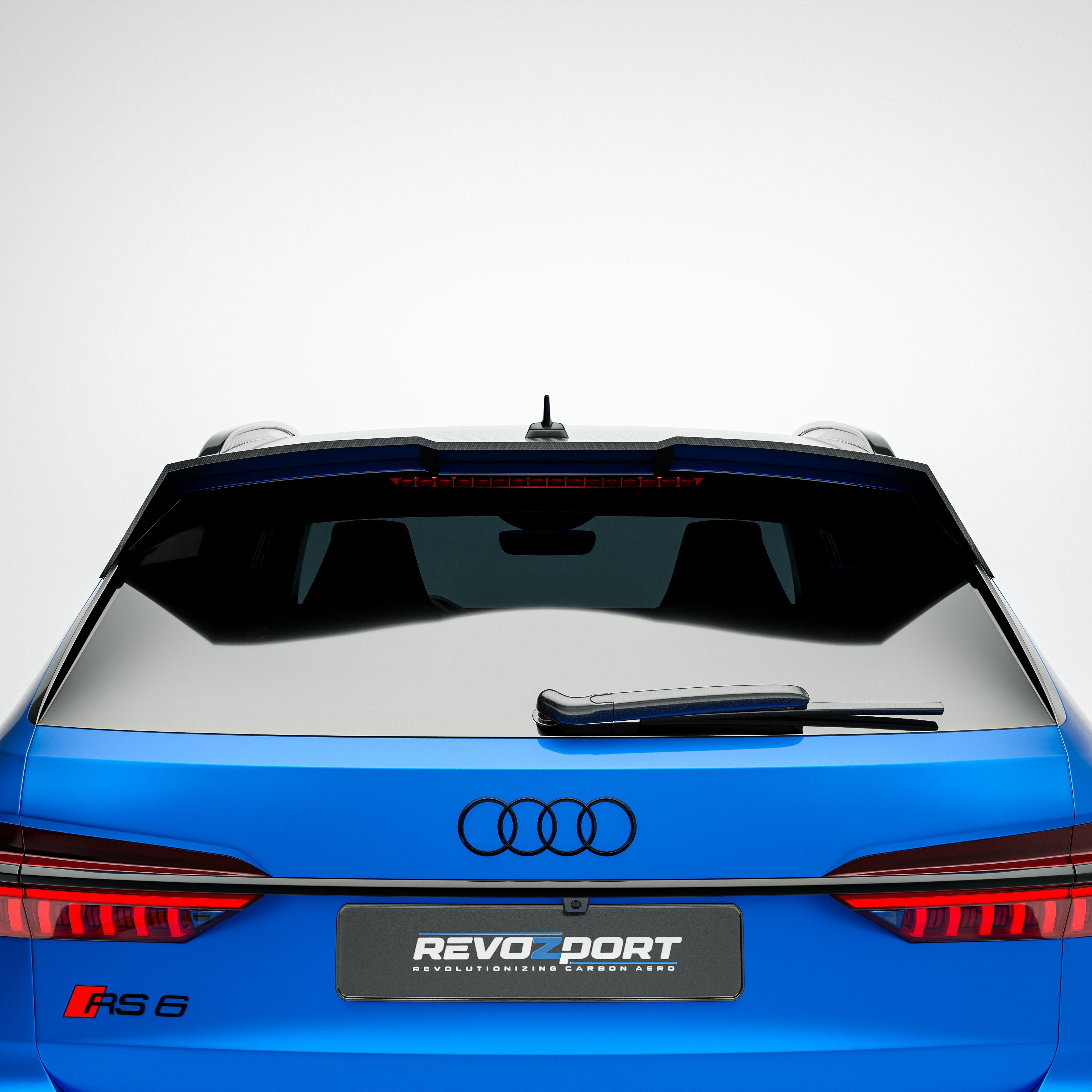 Carbon Fiber Rear Roof Spoiler for Audi RS6 C8