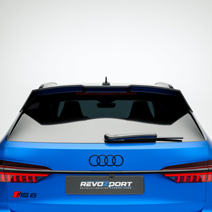 Carbon Fiber Rear Roof Spoiler for Audi RS6 C8
