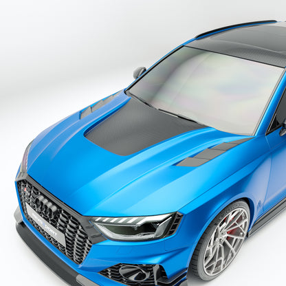 Carbon Fiber Front Hood for Audi RS4 B9.5 Avant