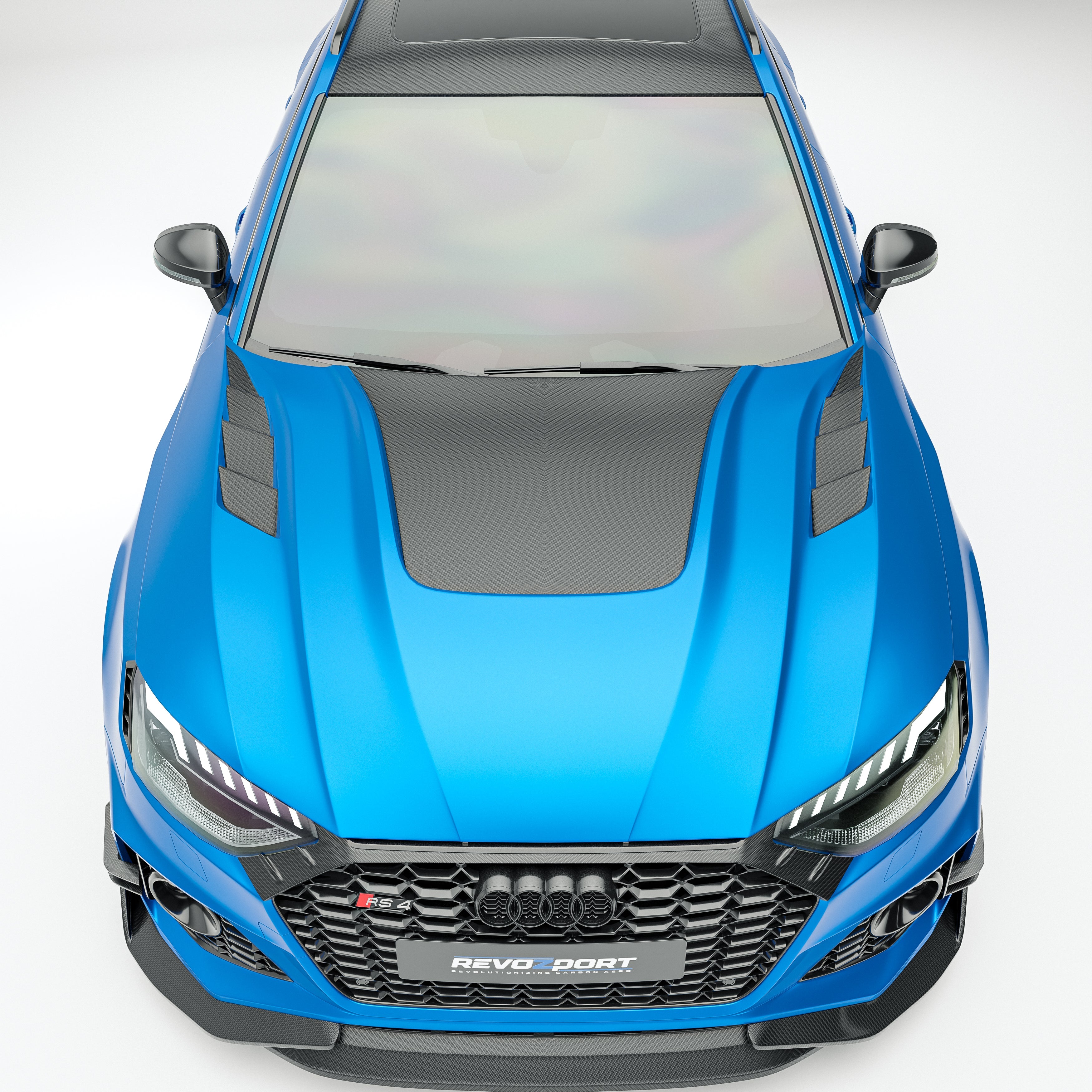 Carbon Fiber Front Hood for Audi RS4 B9.5 Avant