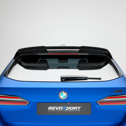2025 BMW G99 M5 wagon revozport dry carbon spoiler