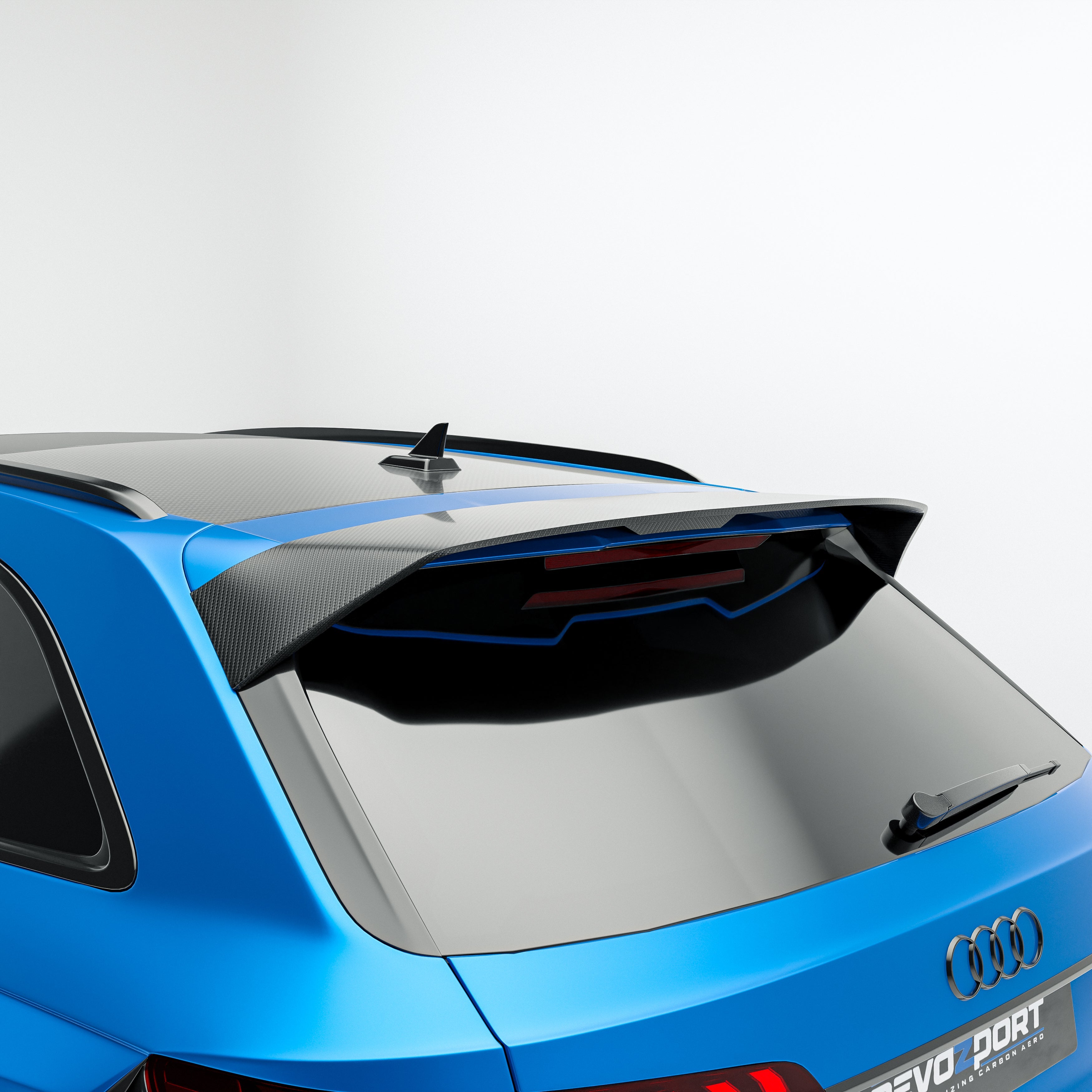 Carbon Fiber Rear Roof Spoiler for Audi RS4 B9.5 Avant