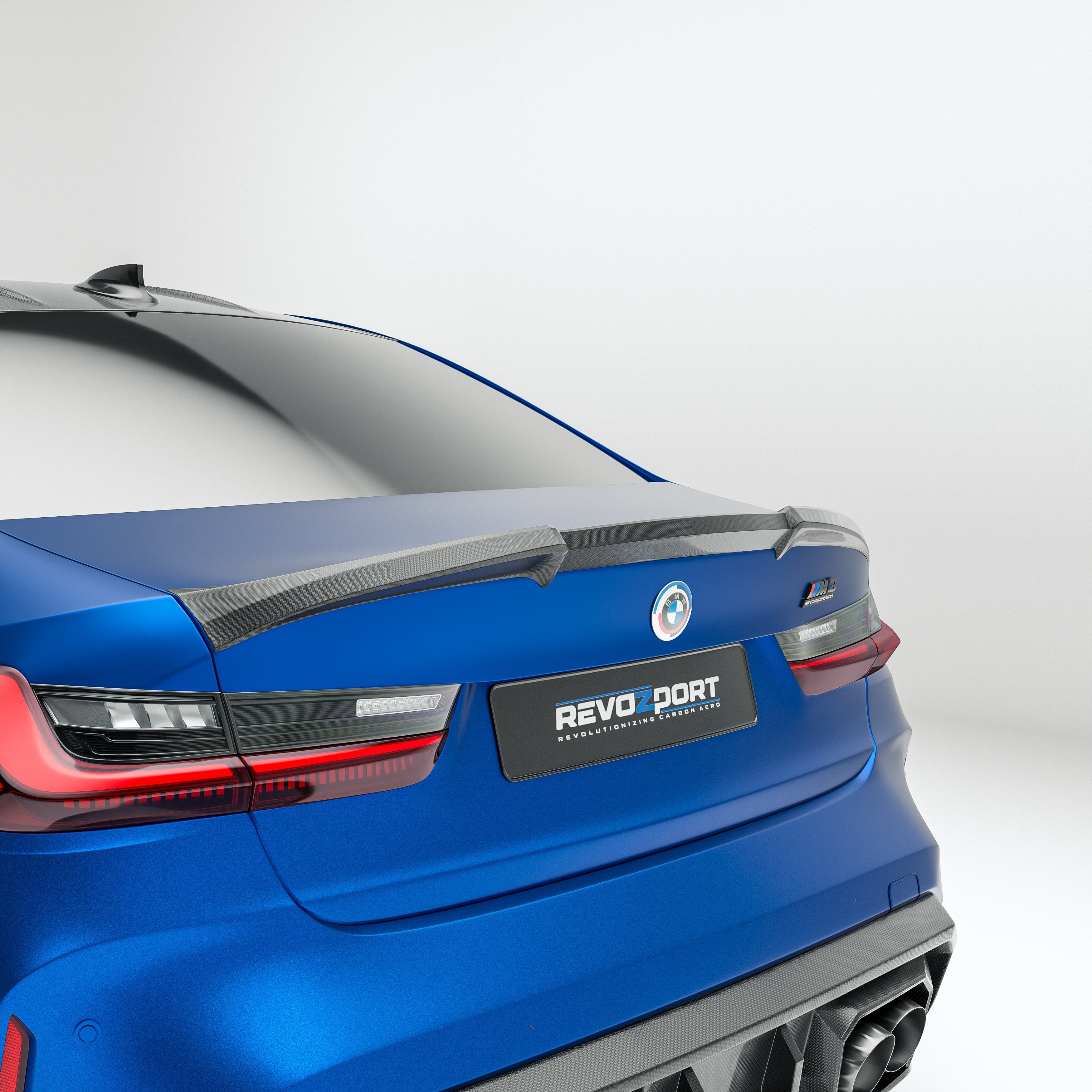Carbon Fiber Rear Spoiler for BMW G80 M3