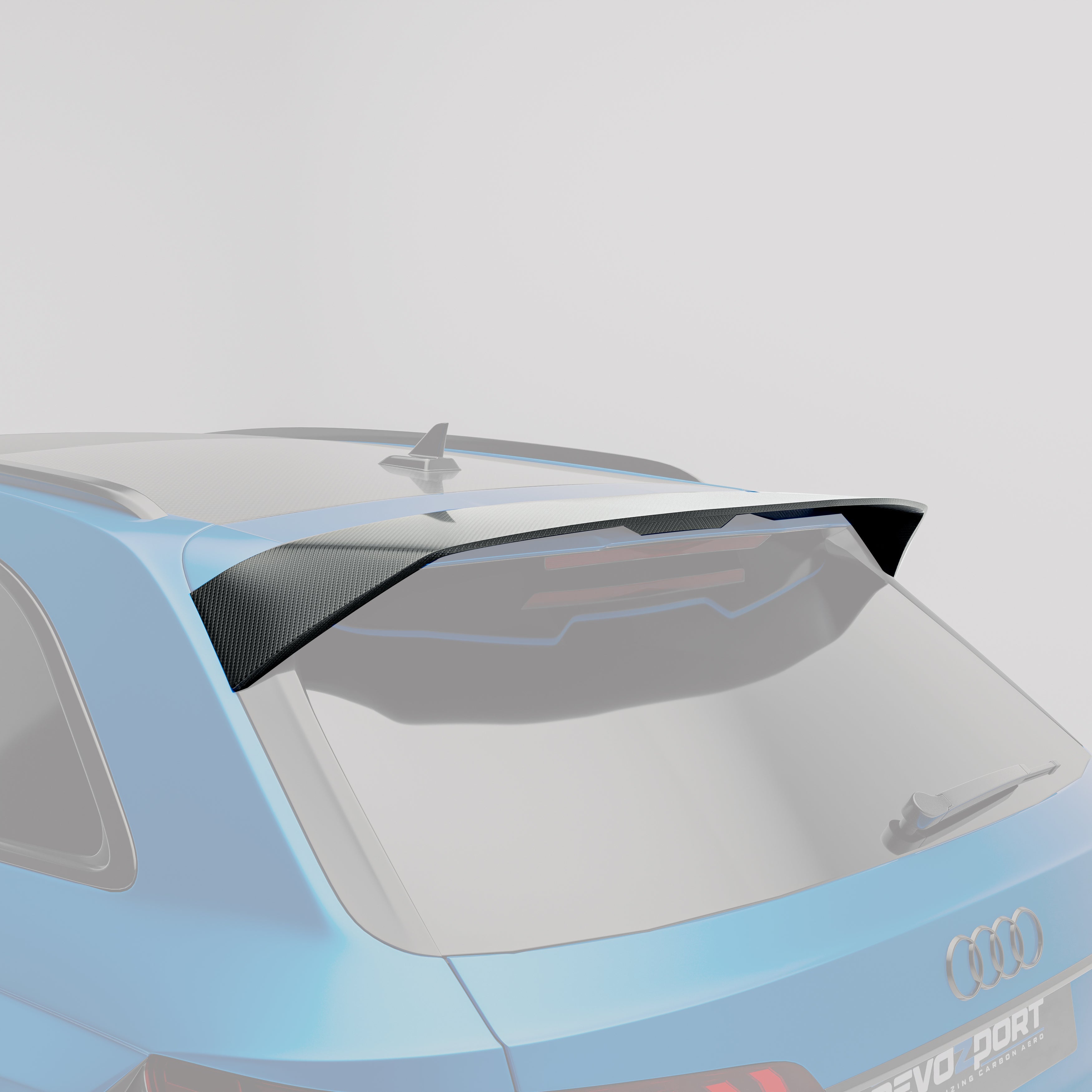 Carbon Fiber Rear Roof Spoiler for Audi RS4 B9.5 Avant