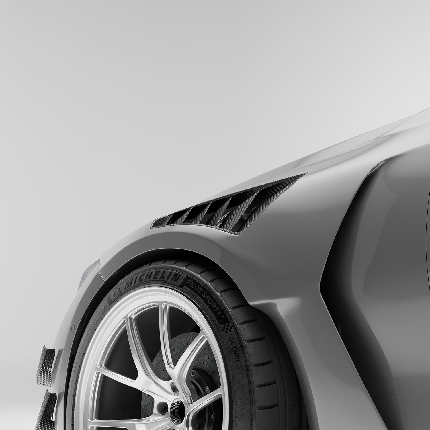 Carbon Fiber Side Fenders for BMW G80 G81 M3