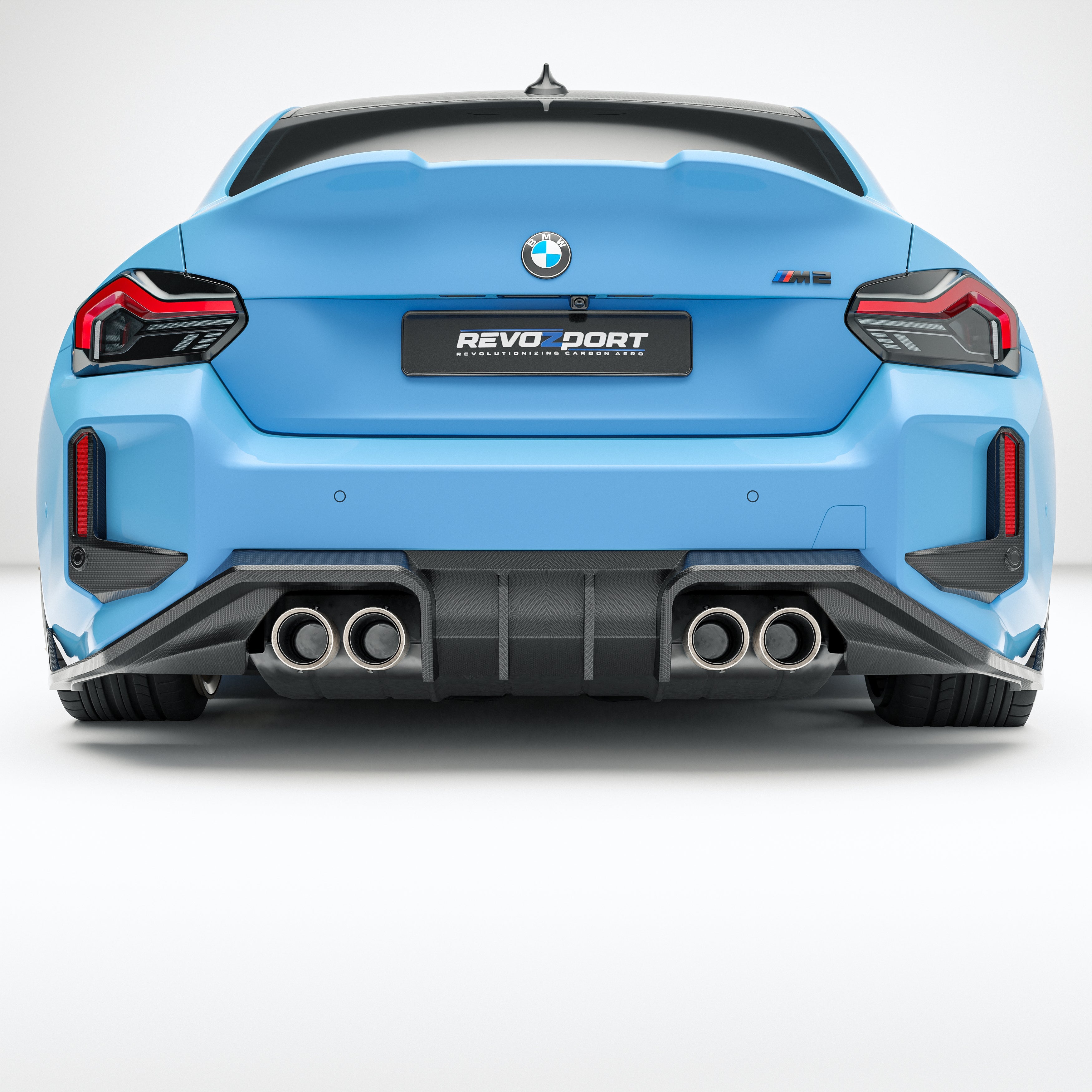 Carbon Fiber Rear Diffuser for BMW G87 M2