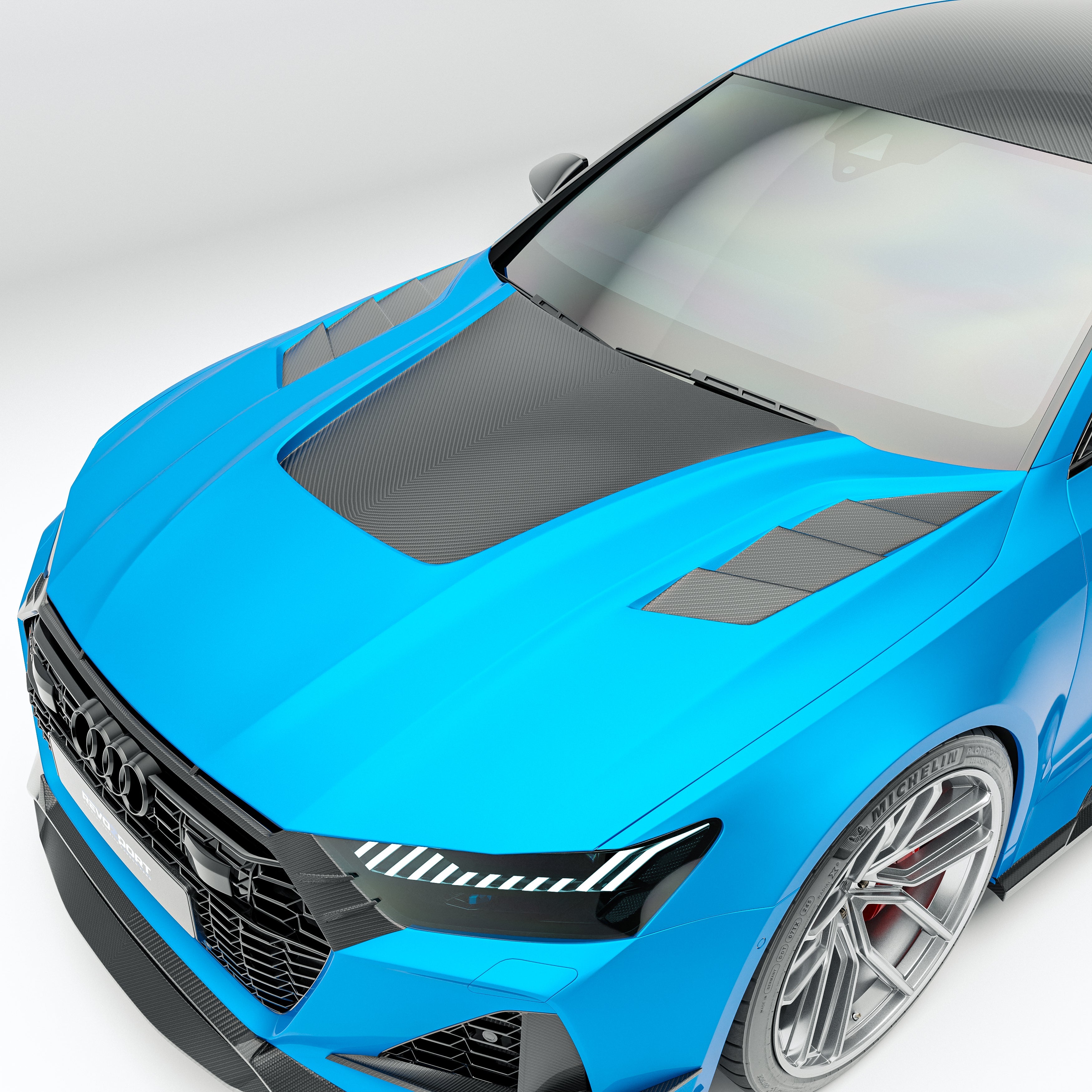 Carbon Fiber Front Hood for Audi RS7 C8