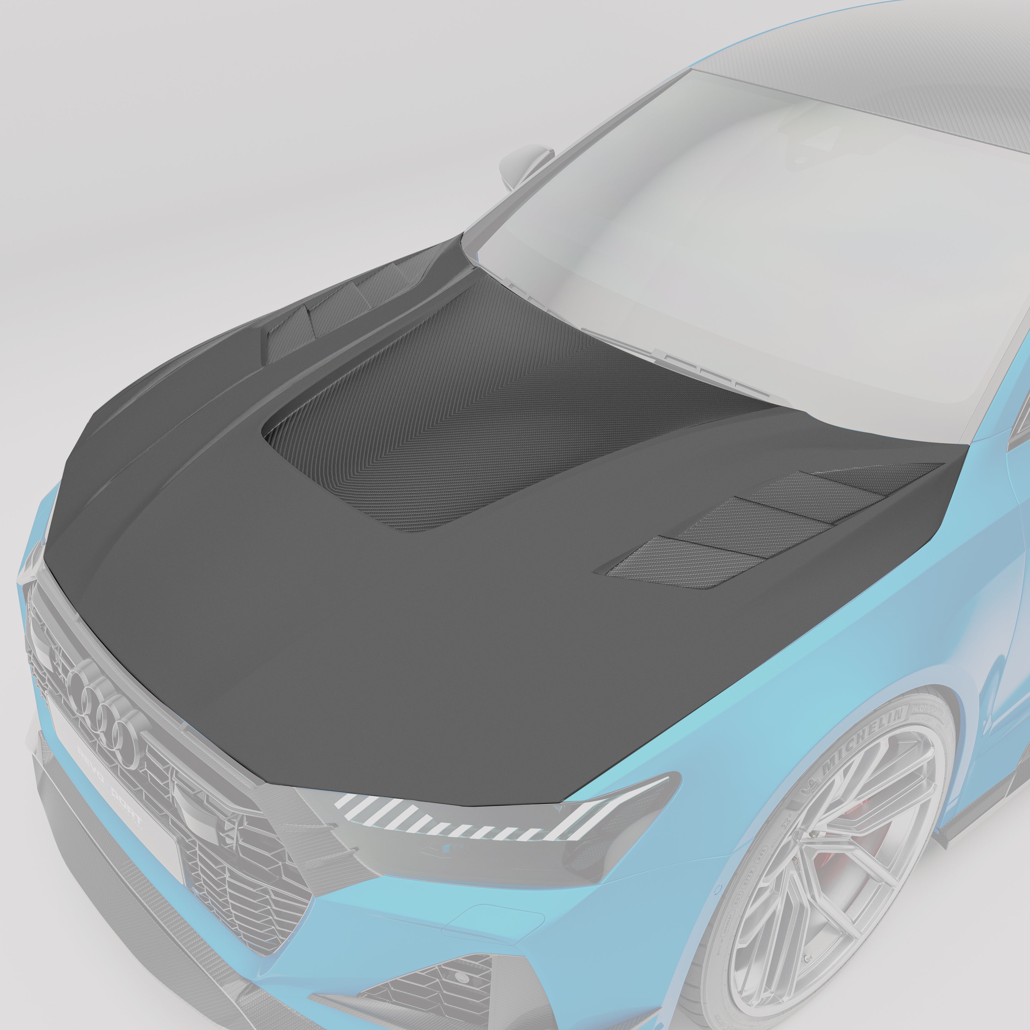 Carbon Fiber Front Hood for Audi RS7 C8
