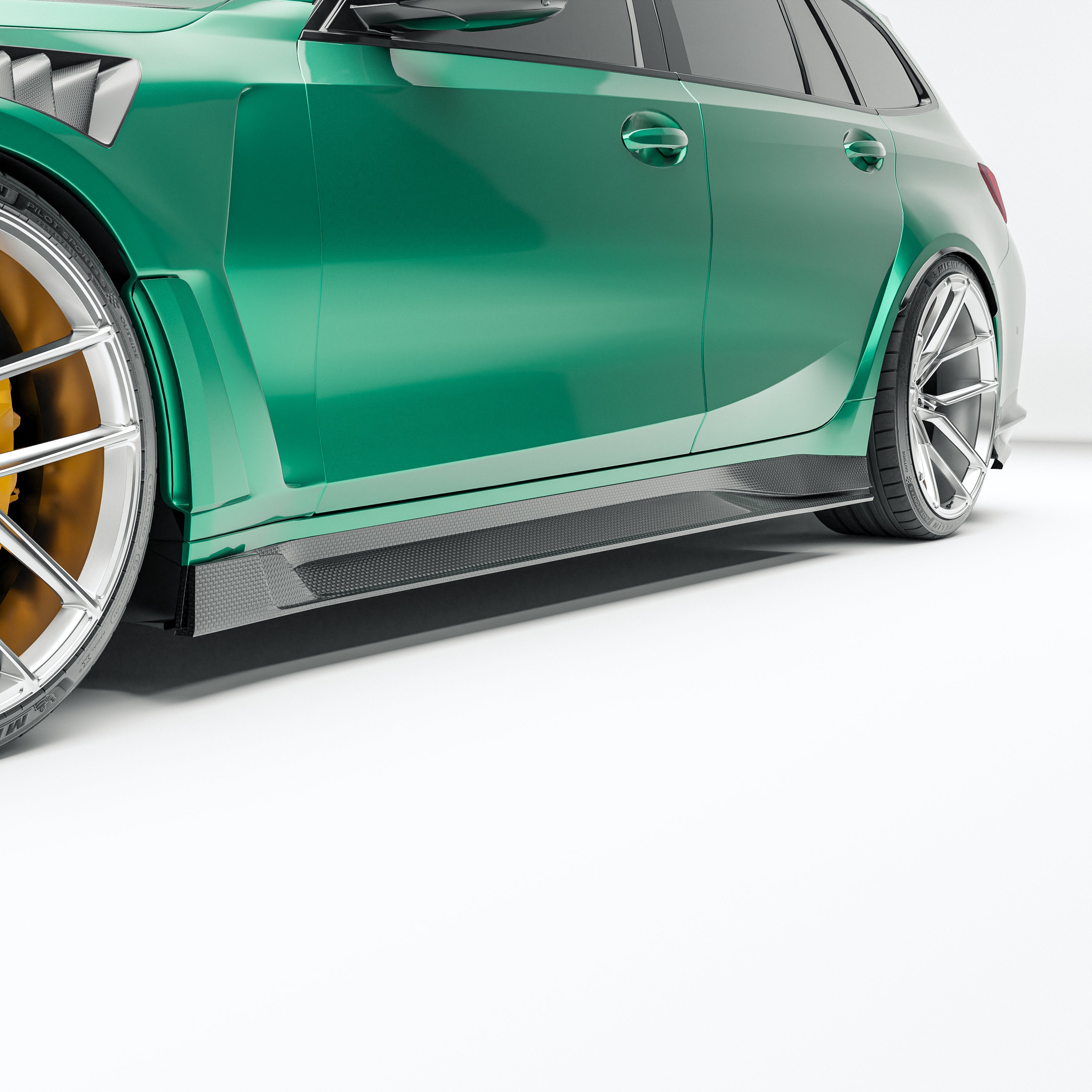 Carbon Fiber Side Skirts for BMW G80 G81 M3