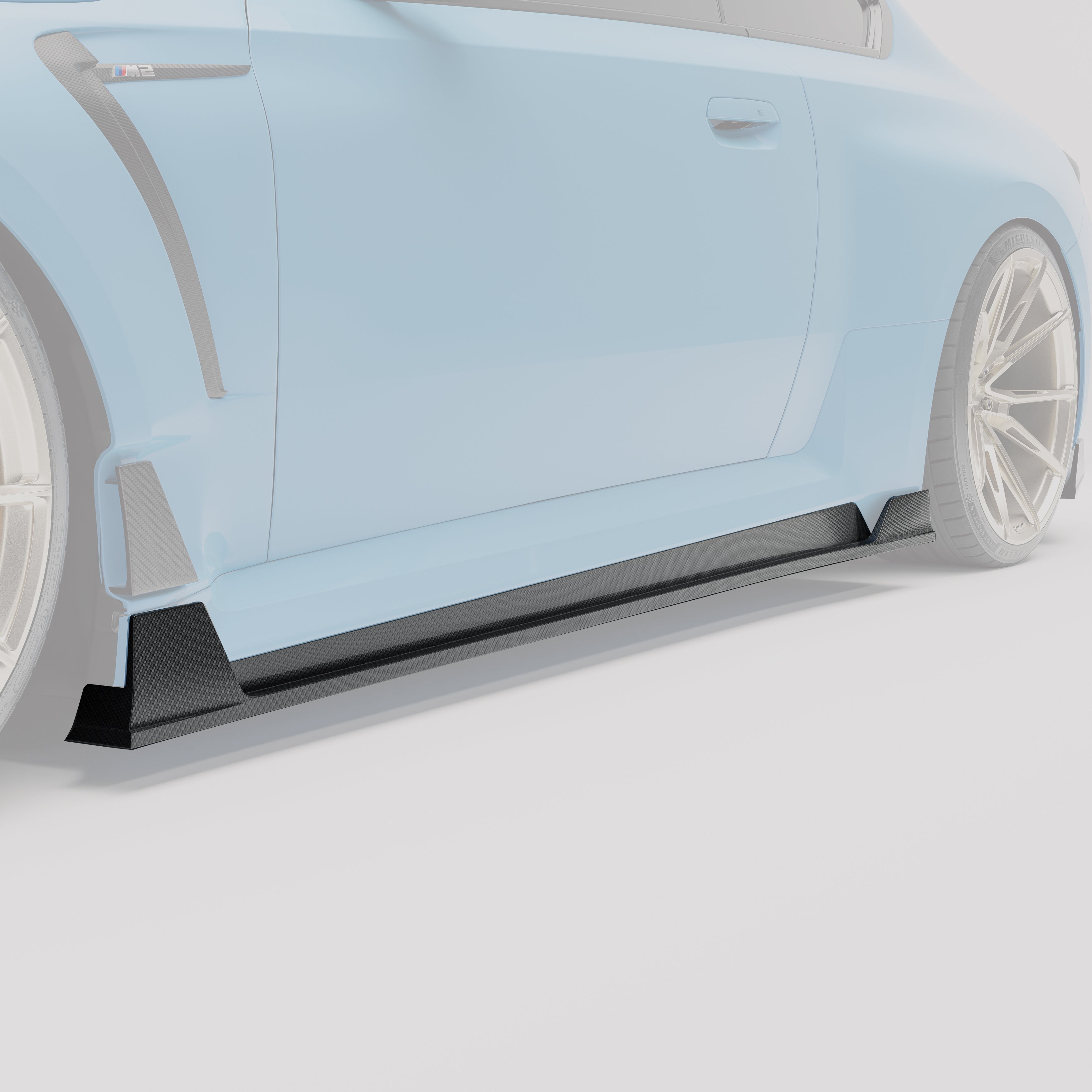 Carbon Fiber side skirts  for BMW G87 M2