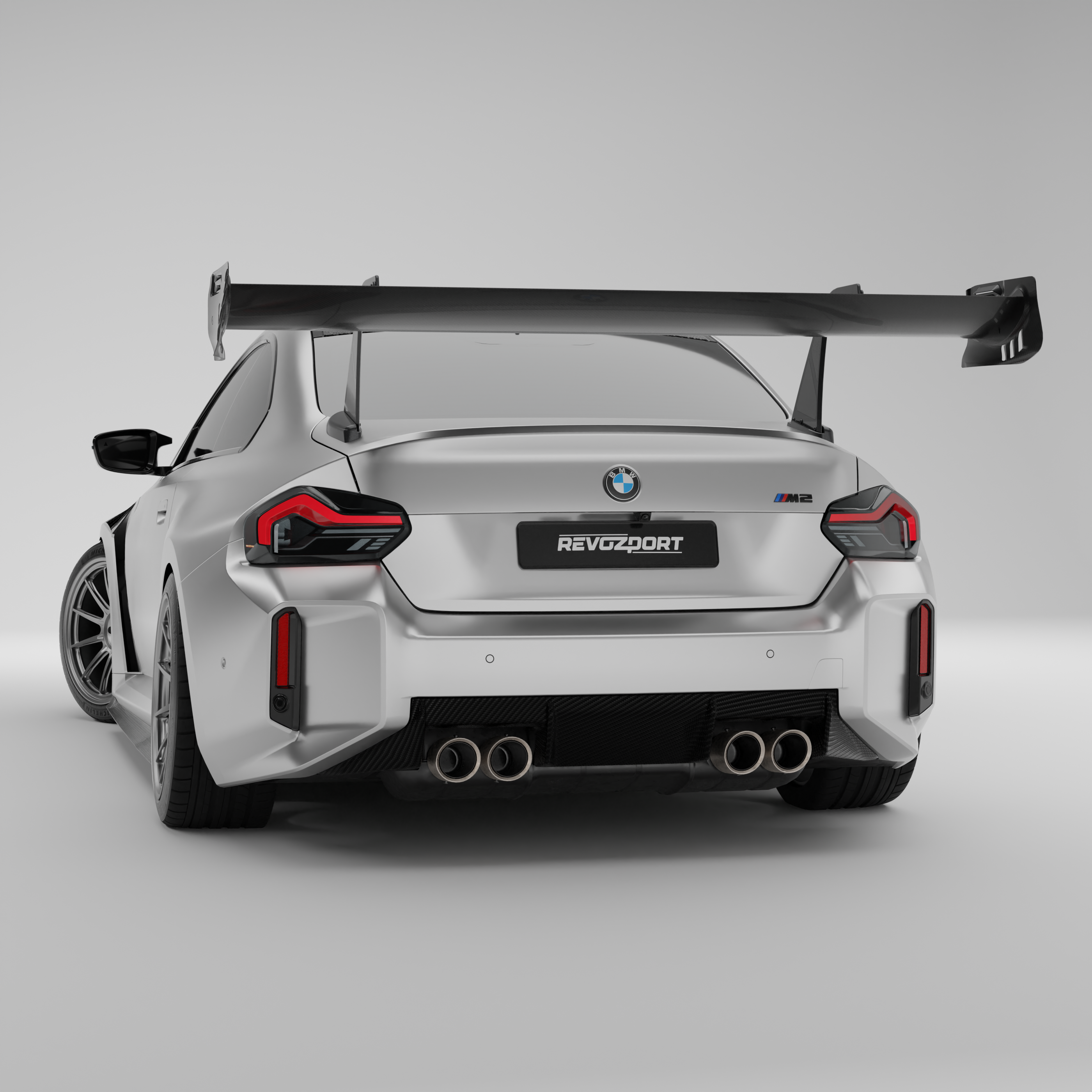 Carbon Fiber Rear Wing Spoiler for BMW G87 M2