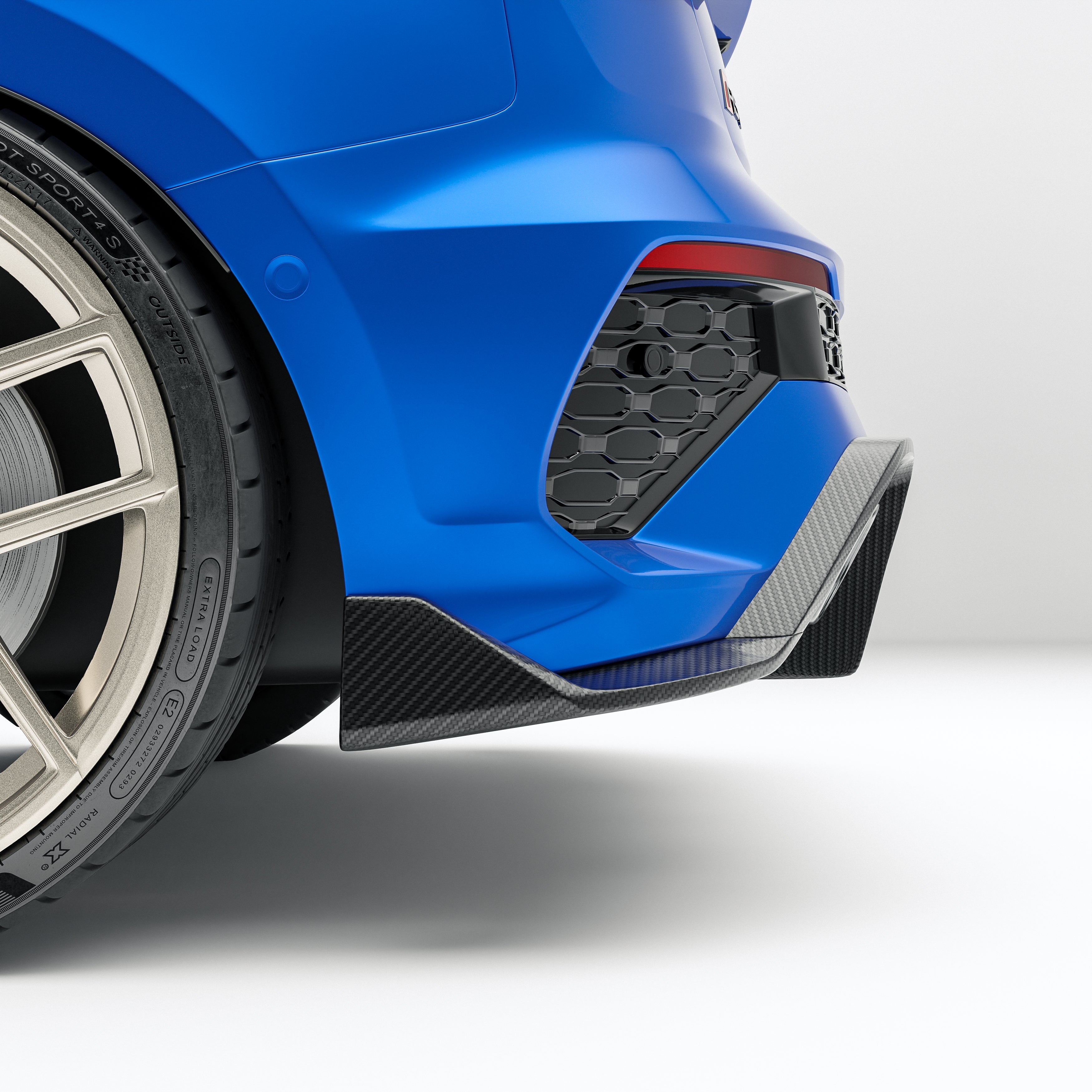 Carbon Fiber Rear Diffuser for Audi RS3 8Y Sportback 2021-2023