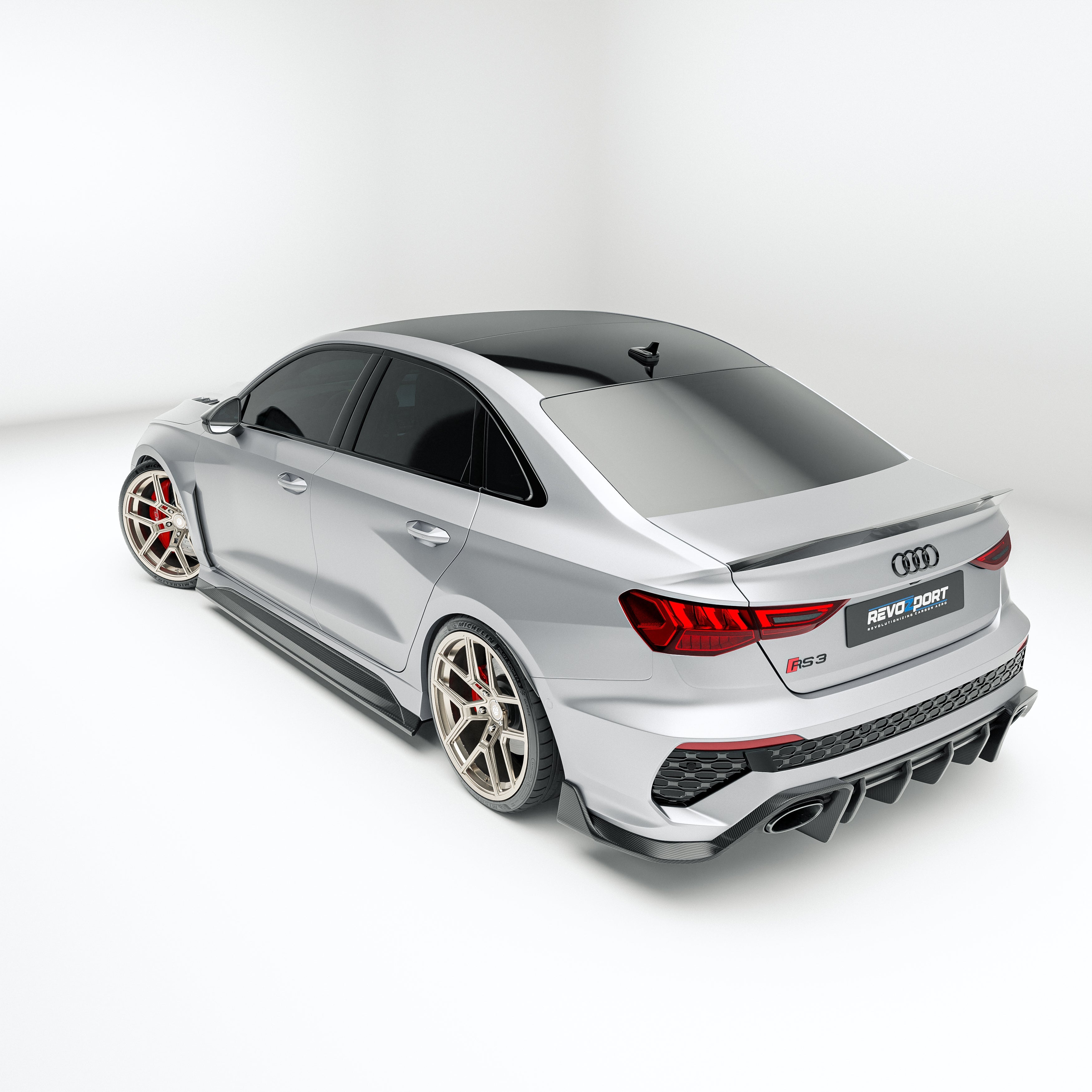 Carbon Fiber Rear Diffuser for Audi RS3 8Y Limousine