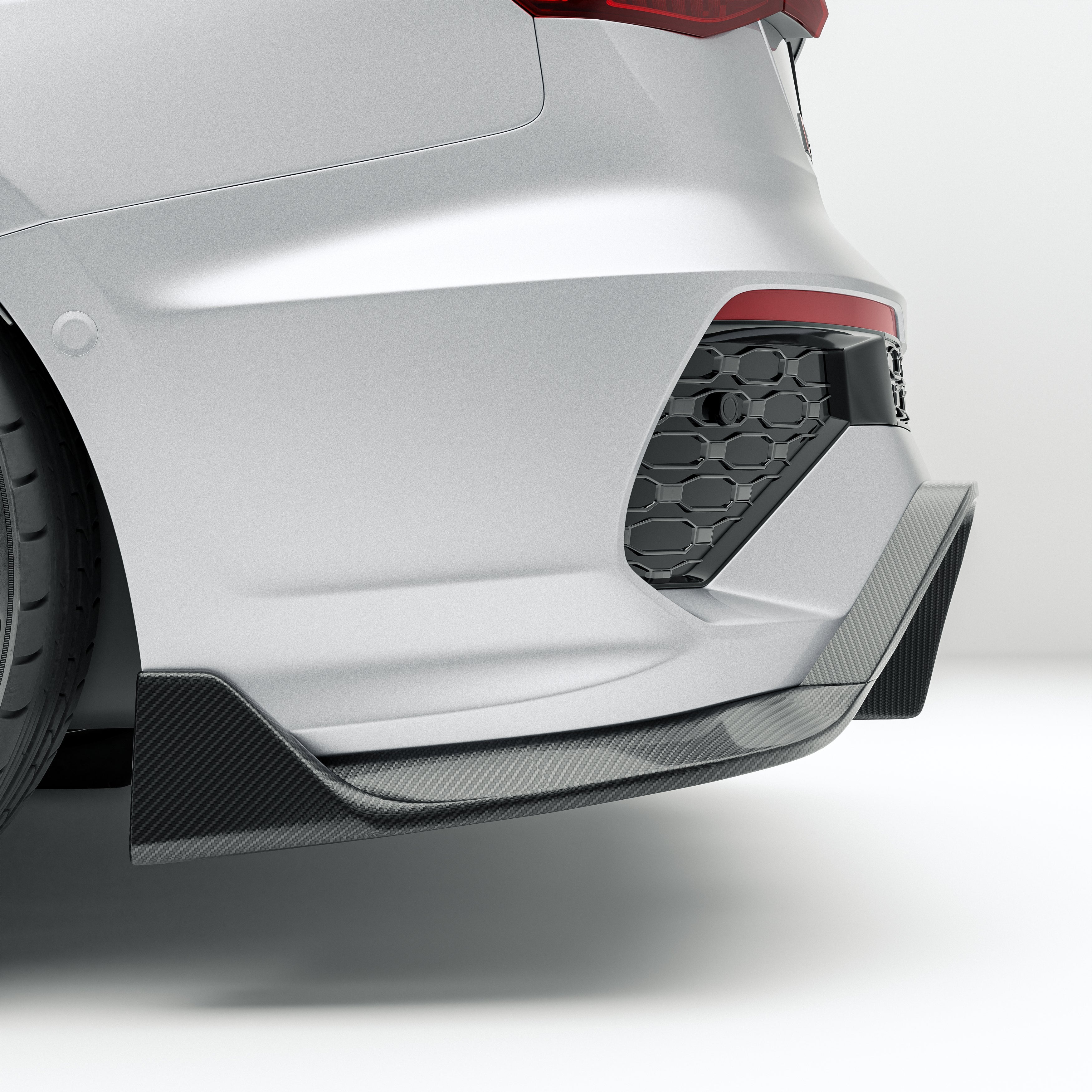 Carbon Fiber Rear Diffuser for Audi RS3 8Y Limousine