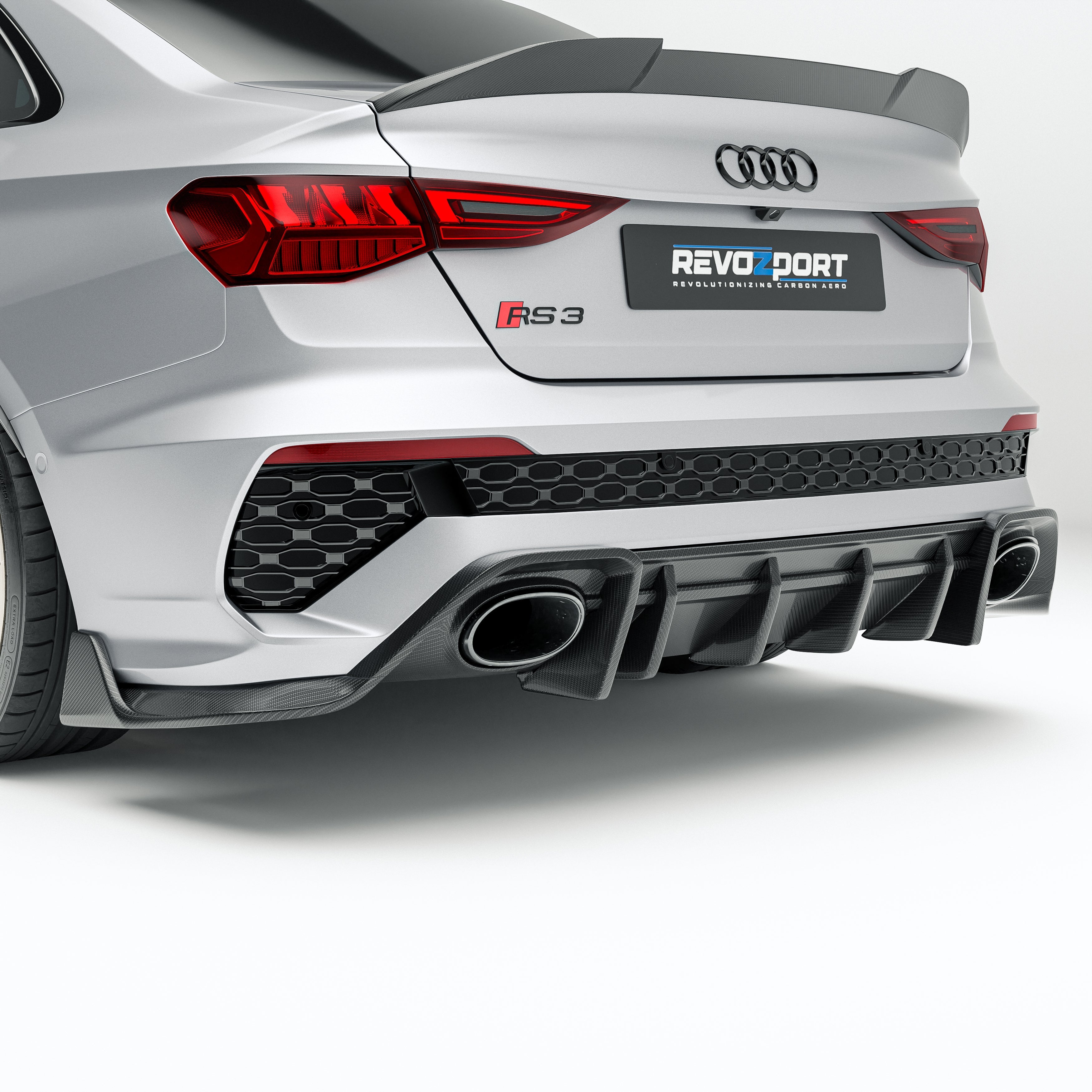 Carbon Fiber Rear Diffuser for Audi RS3 8Y Limousine